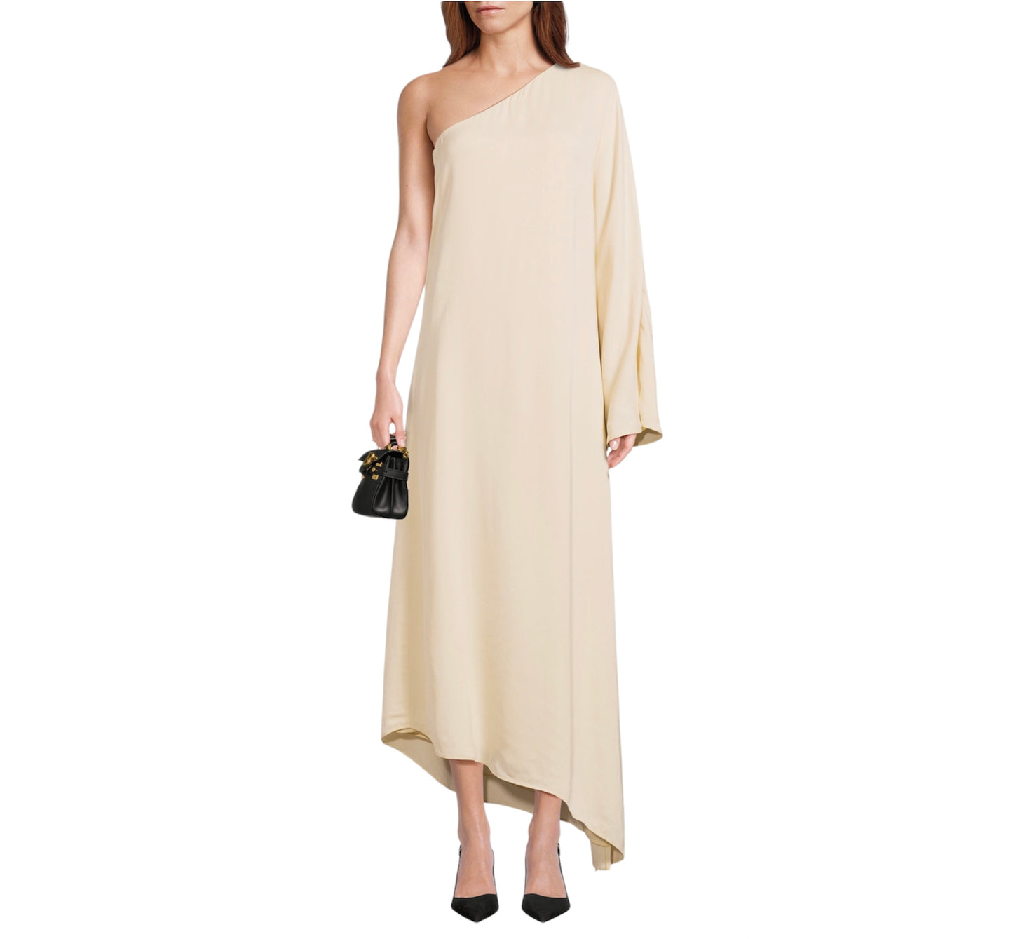 BY MALENE BIRGER One-Shoulder Maxi Dress Size 34