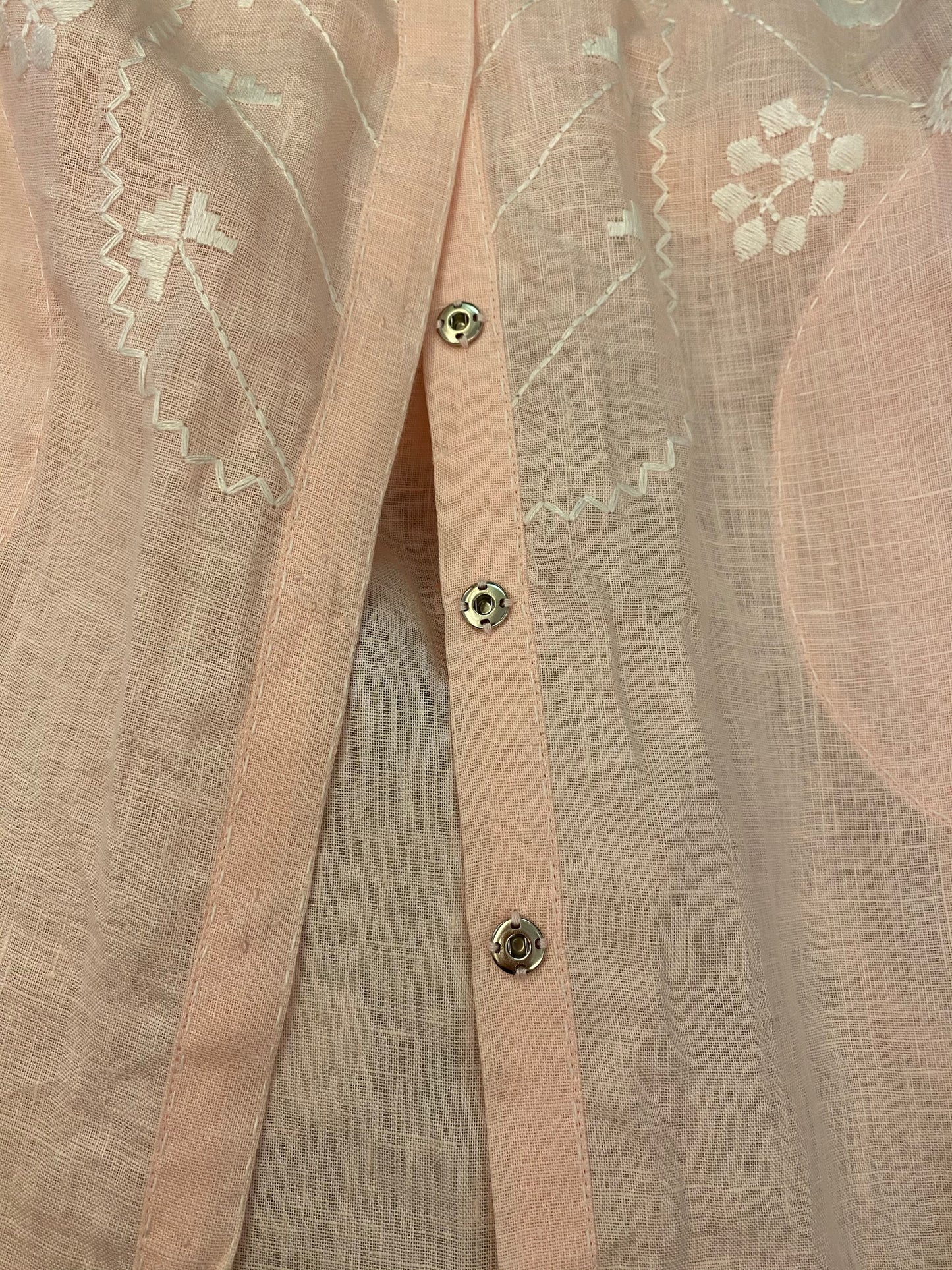 VITA KIN Pink Linen Dress Size S