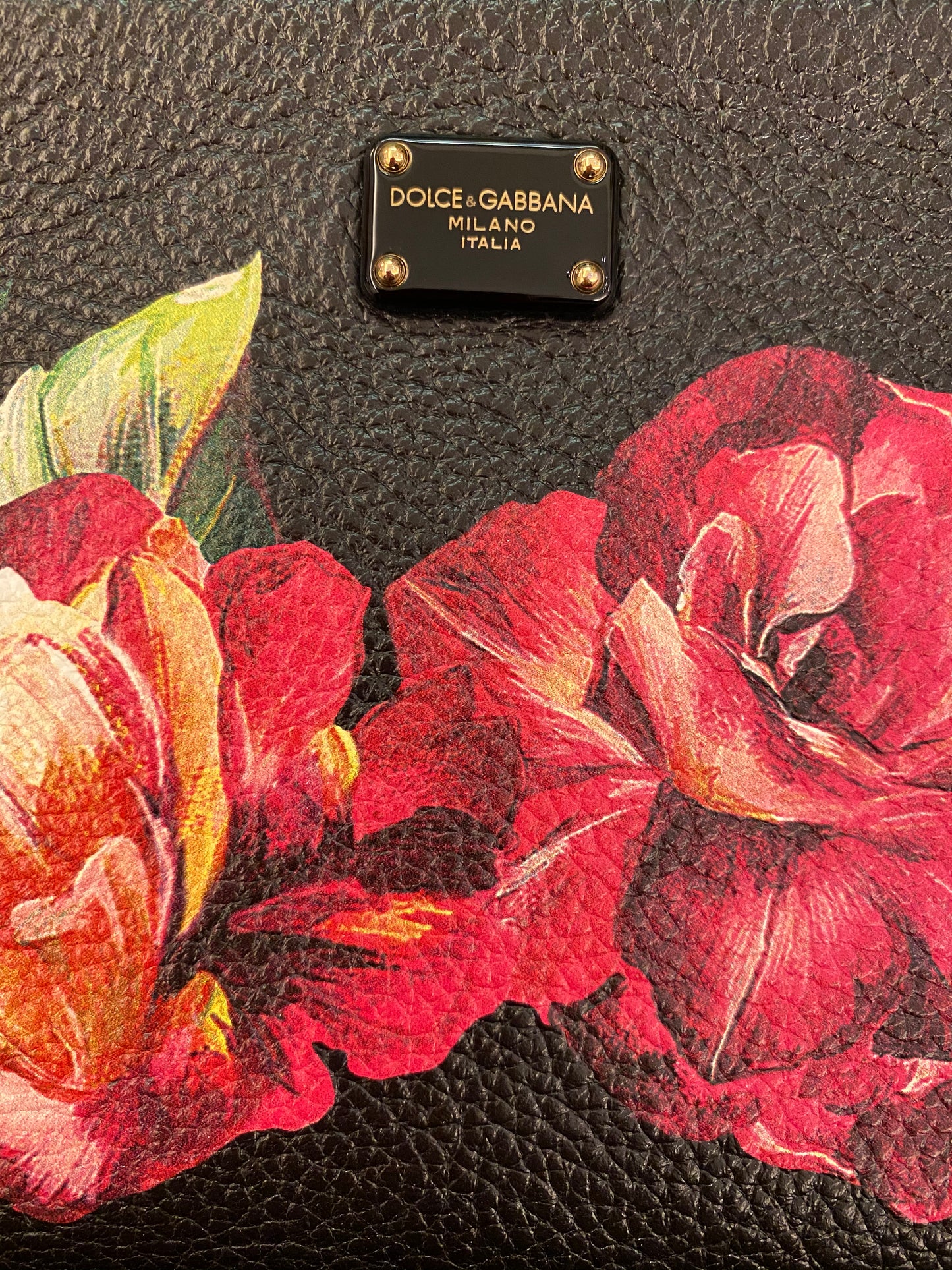DOLCE & GABBANA Leather Chain Clutch
