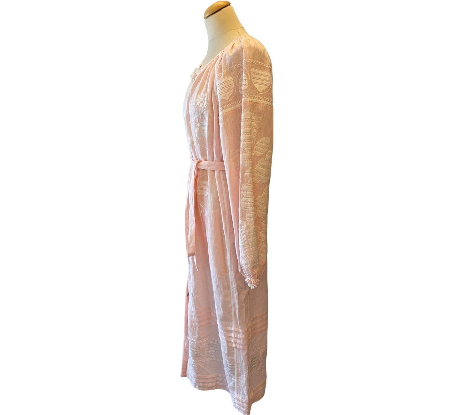 VITA KIN Pink Linen Dress Size S