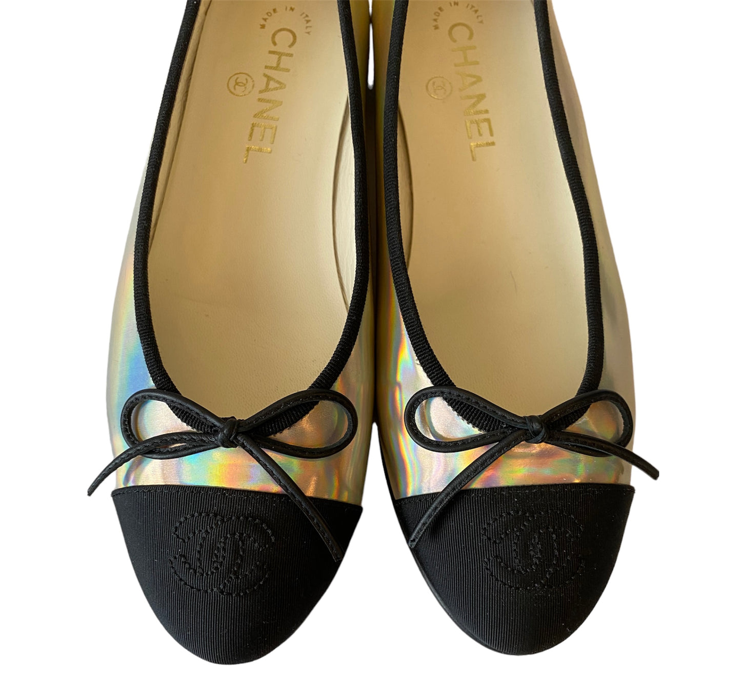 CHANEL Ballerina Flats Size 38.5