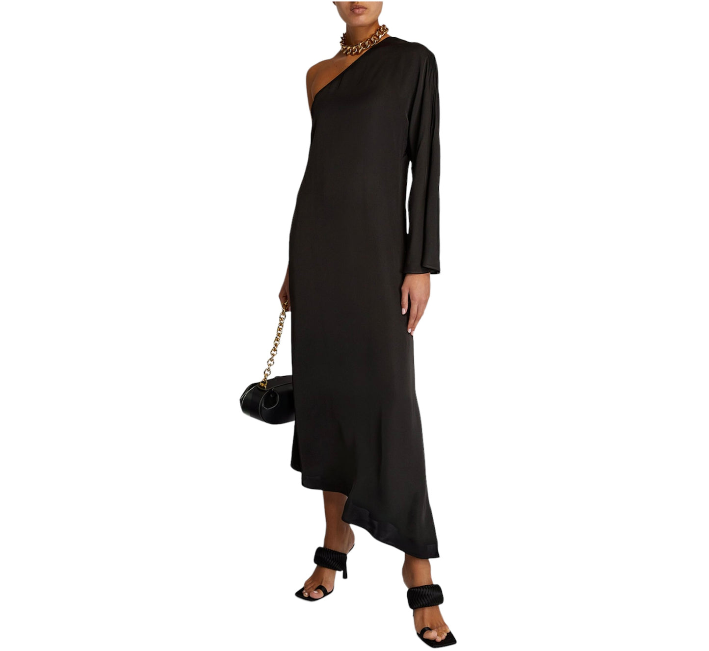 BY MALENE BIRGER One-Shoulder Maxi Dress Size 34