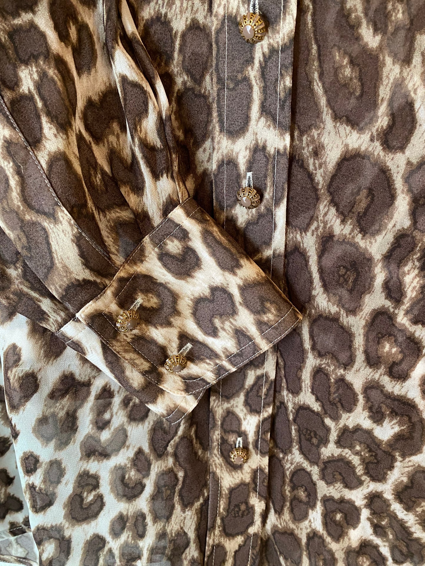ZIMMERMANN Leopard-Print Shirt Size 1