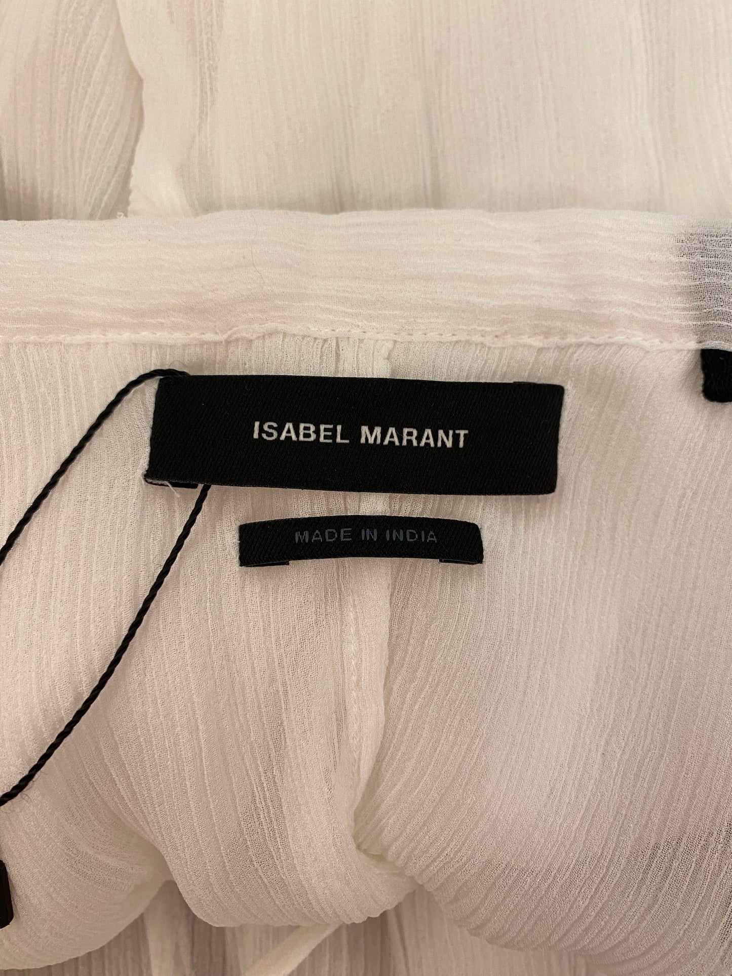 ISABEL MARANT Silk White Dress Size 36