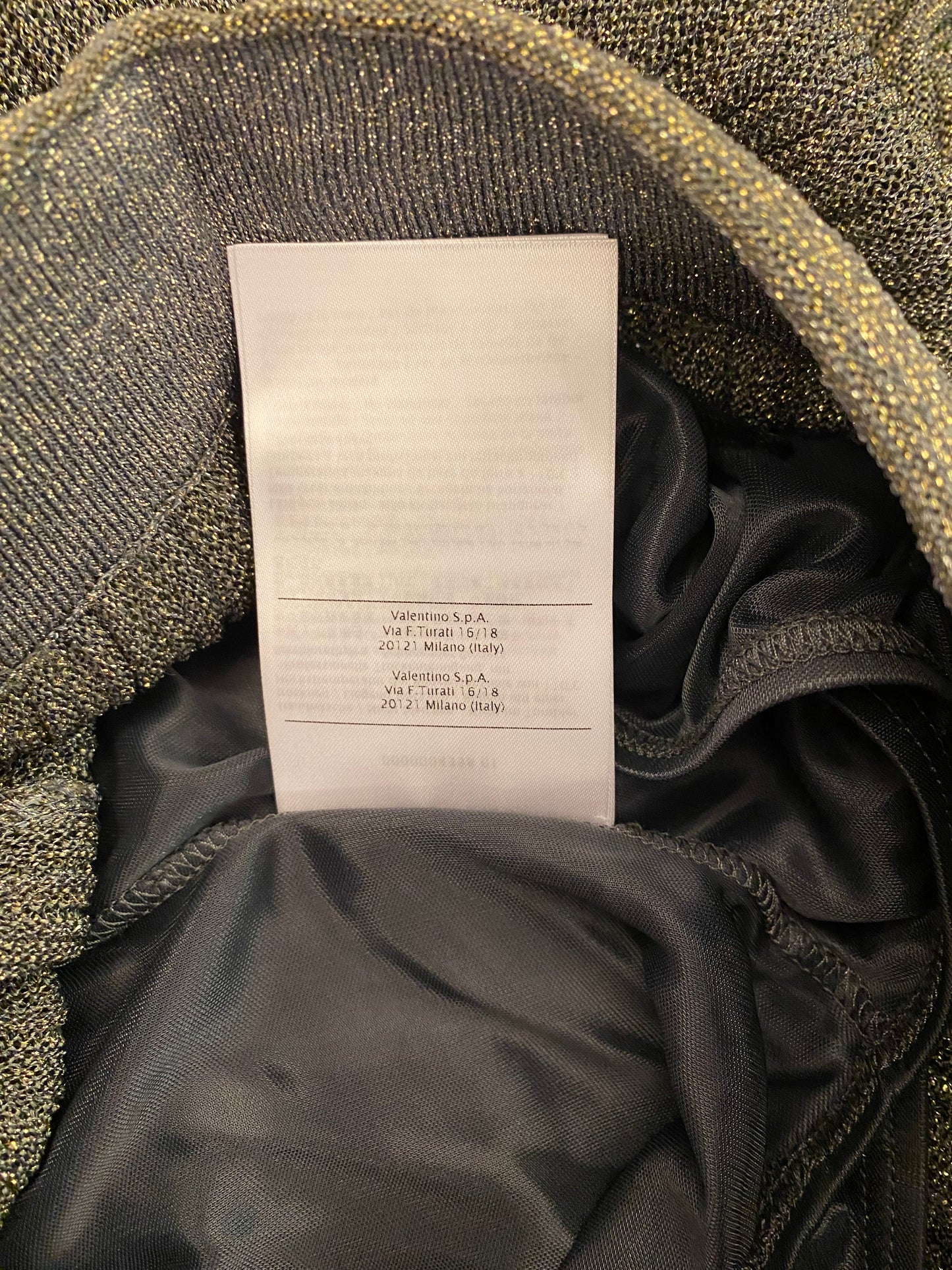 M MISSONI Gold Metallic Trousers Size It 40