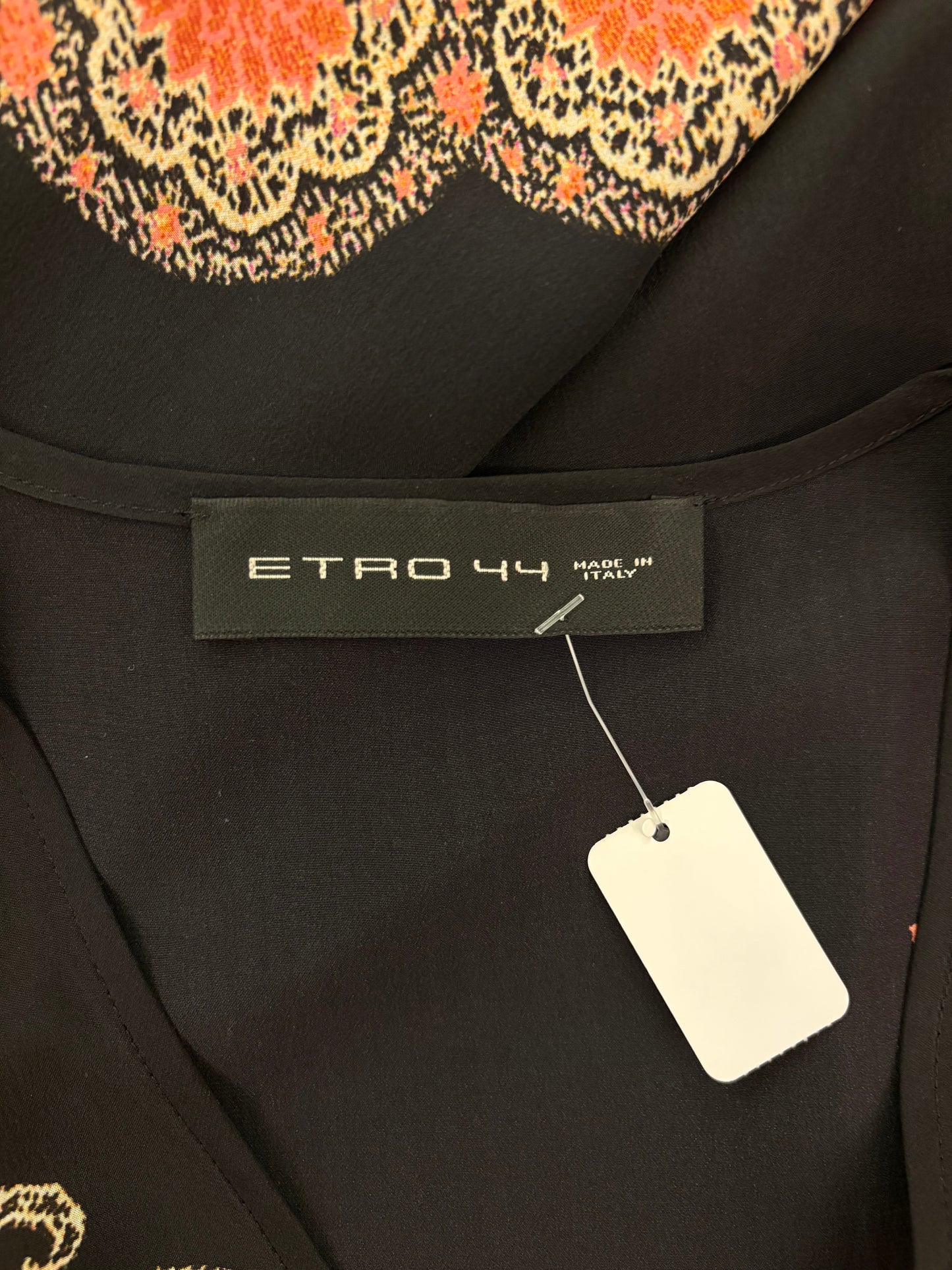 ETRO Floral Paisley Silk Midi Dress Size IT 44