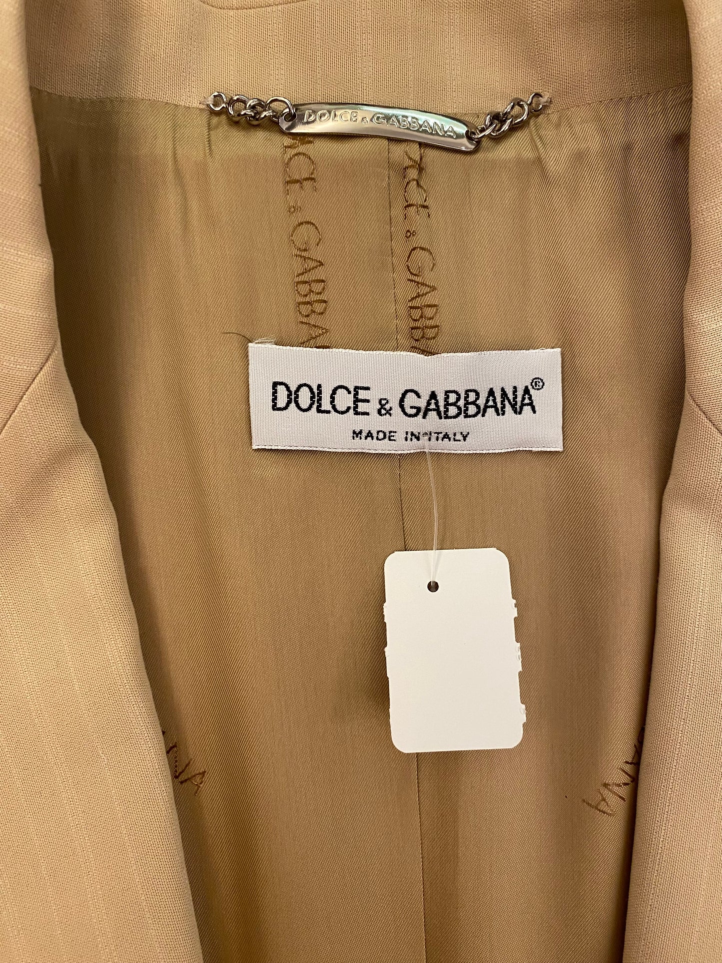 DOLCE & GABBANA Cotton Blazer Size It 42 Eu 36