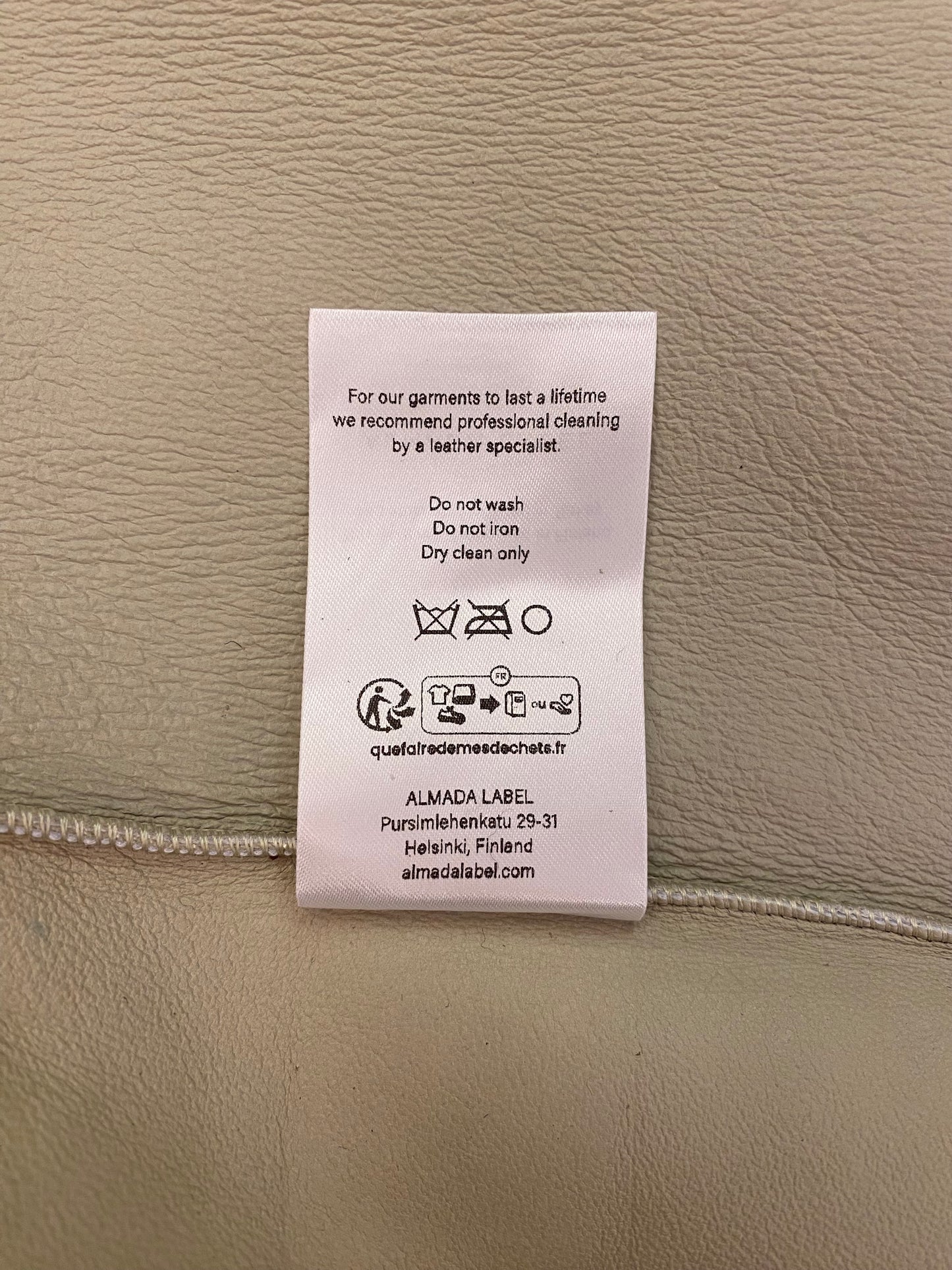 ALMADA LABEL Shea Shearling Coat Size 36