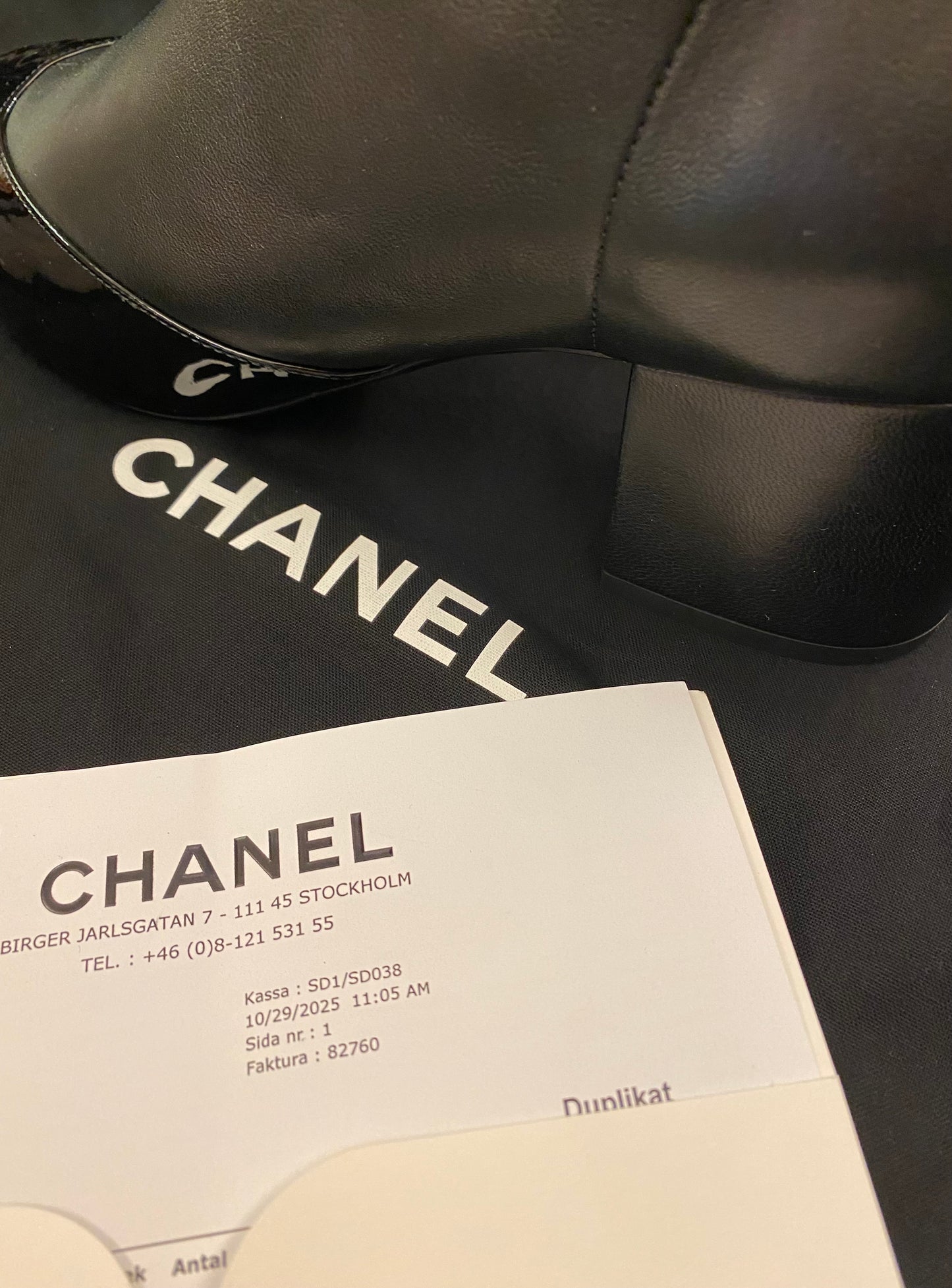 CHANEL Ankle Boots - Stretch Lambskin & Patent Calfskin Size 39C