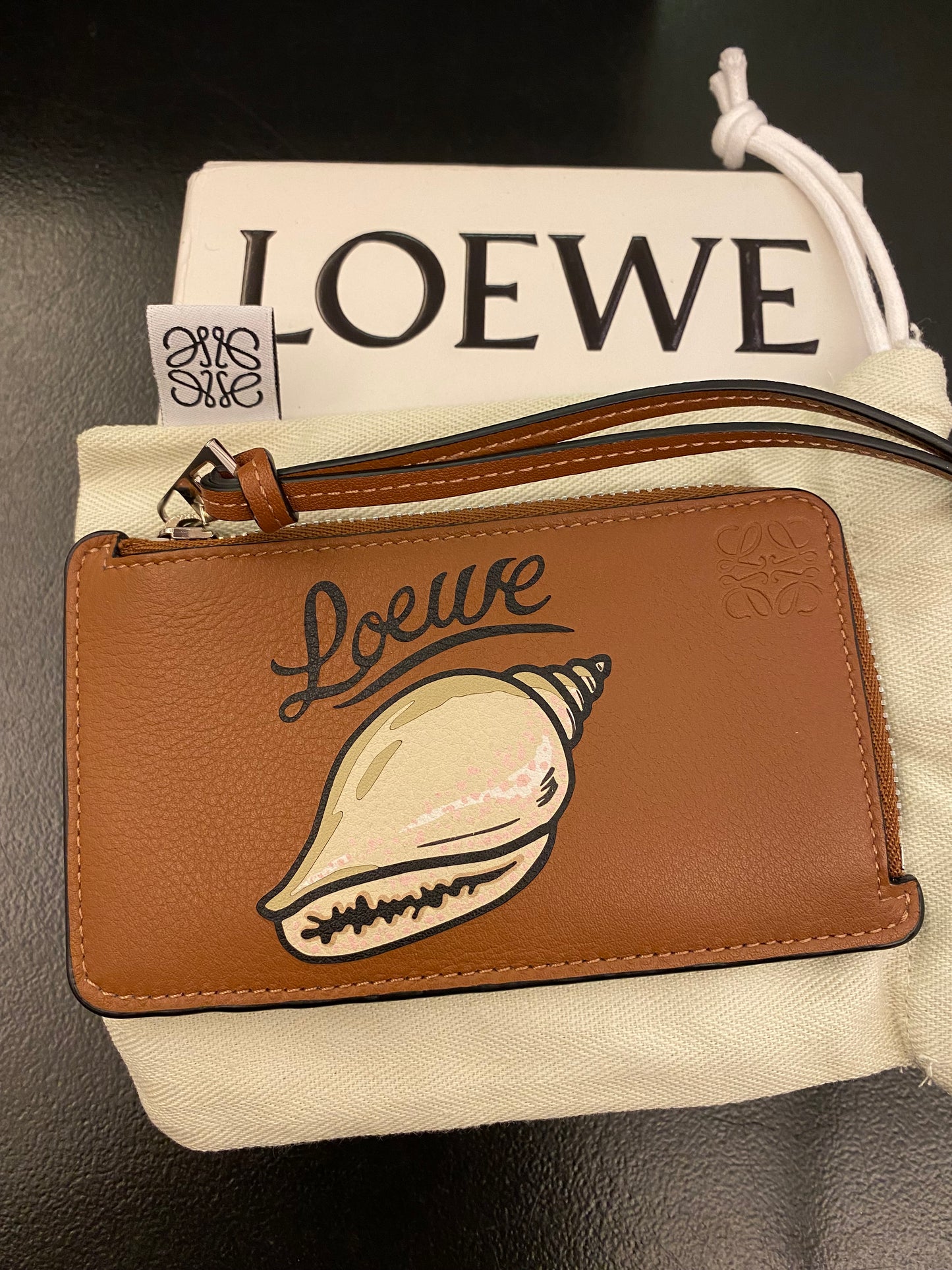 LOEWE Shell Coin Cardholder