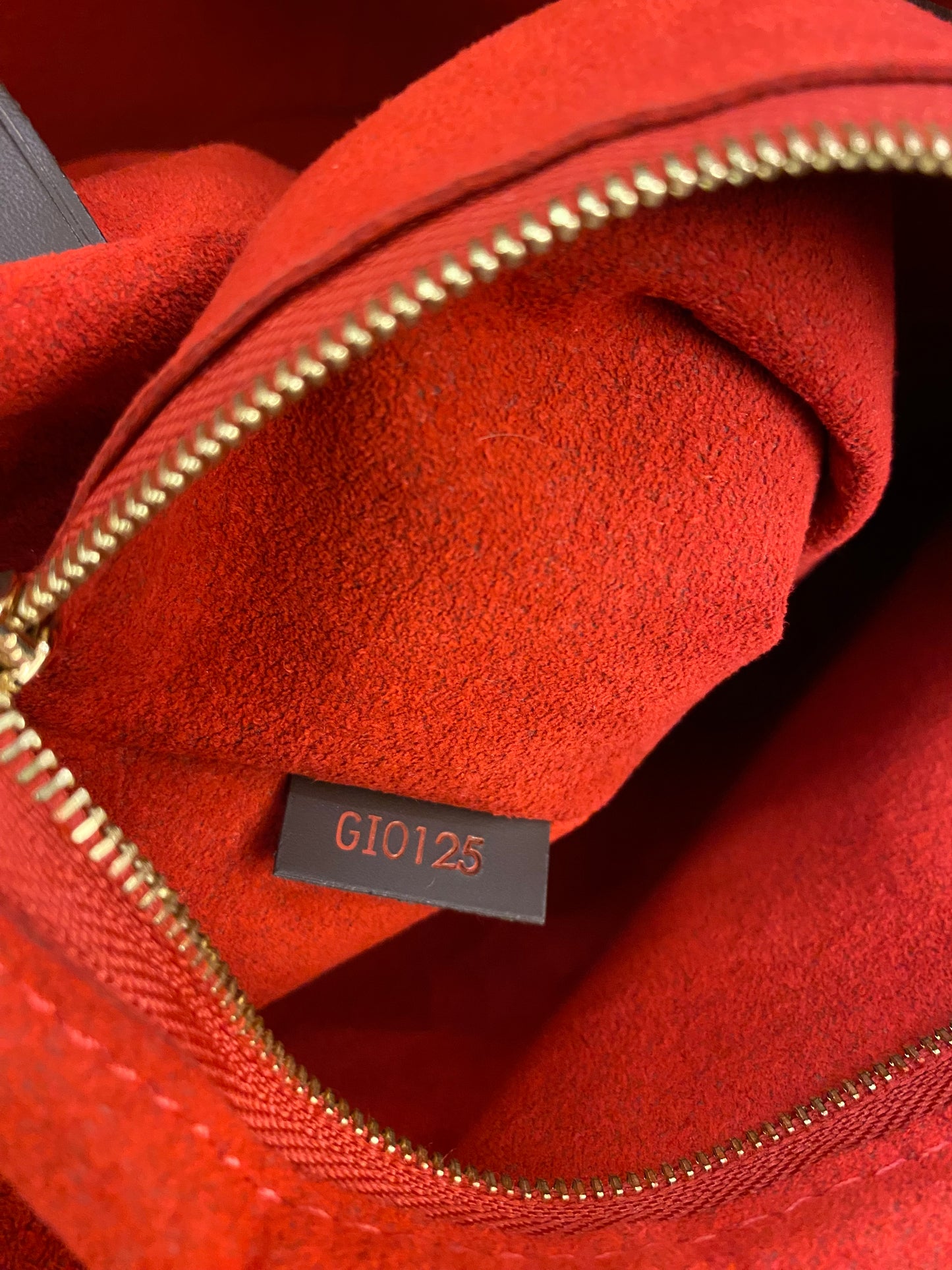 LOUIS VUITTON Reggia Hobo Damier Ebene
