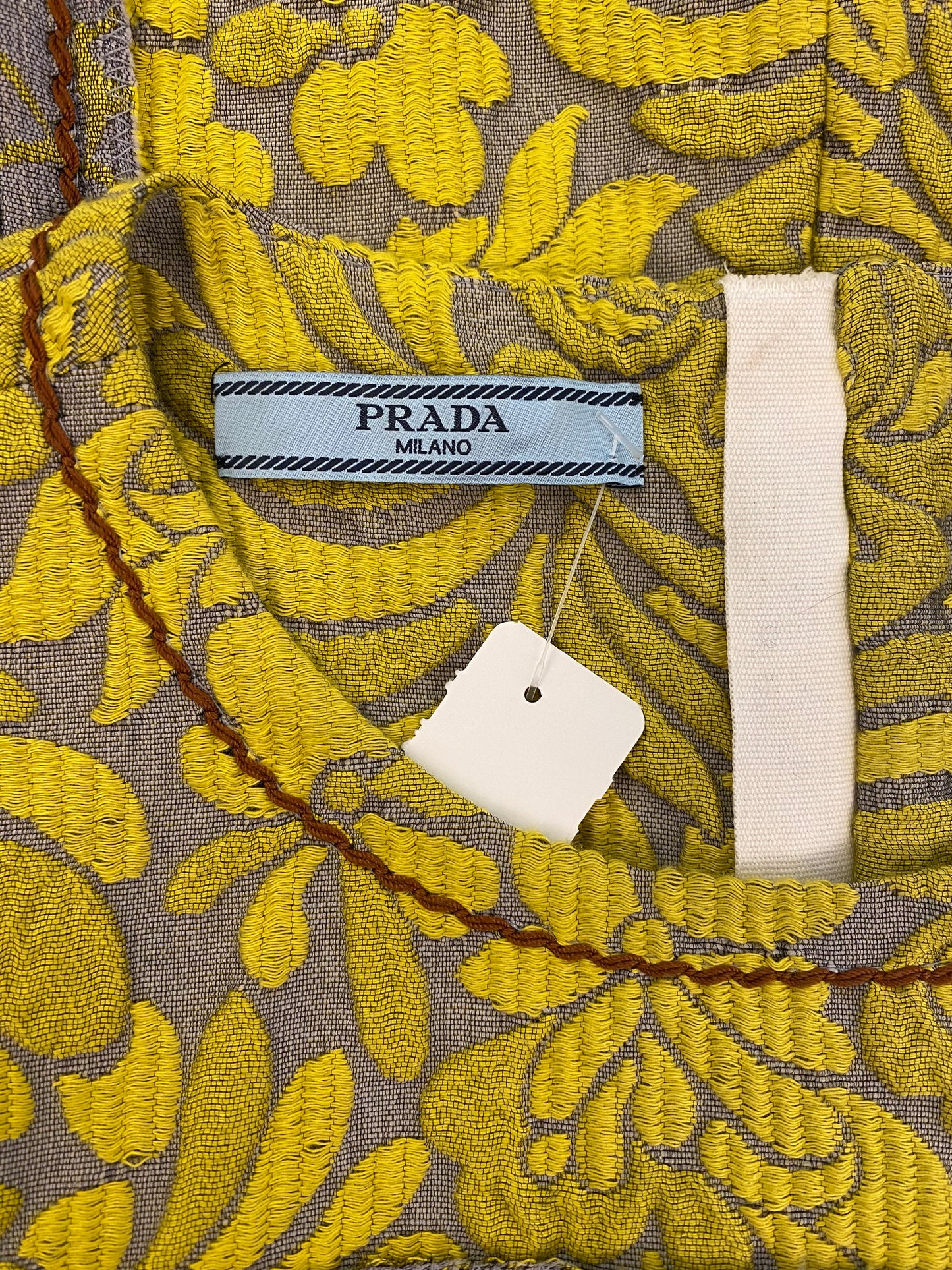 PRADA Floral Embroidered Top Size It 42 Eu 36/S