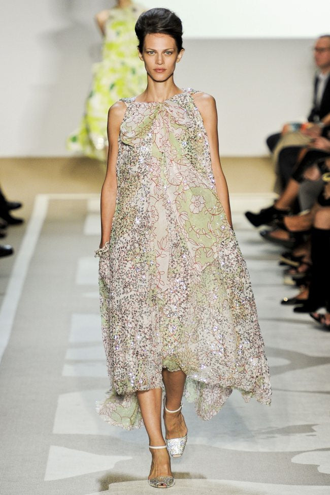 DIANE von FURSTENBERG Embellished Sequin Dress Size 8