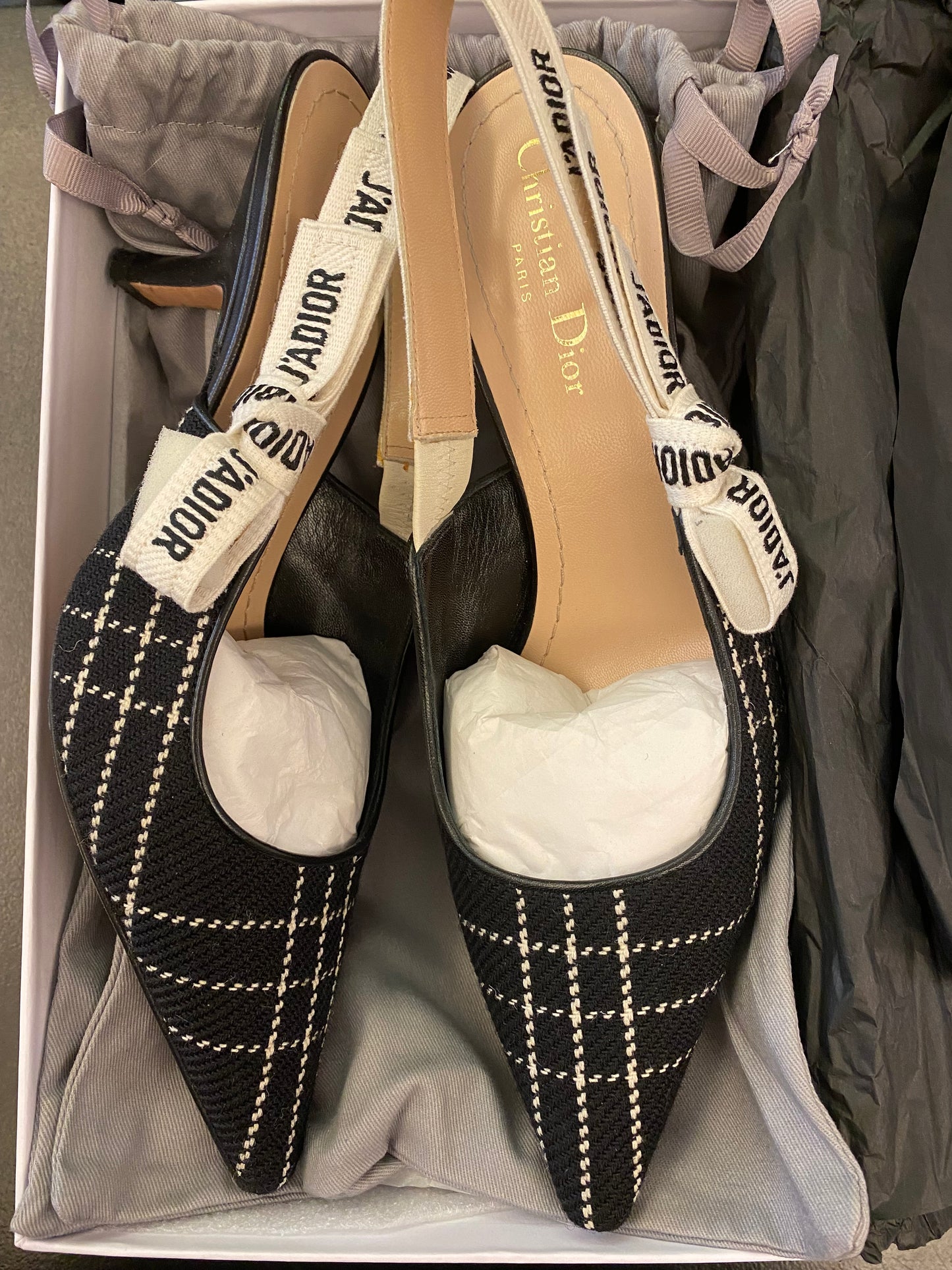 CHRISTIAN DIOR J’Adior Slingback Pumps Size 39,5