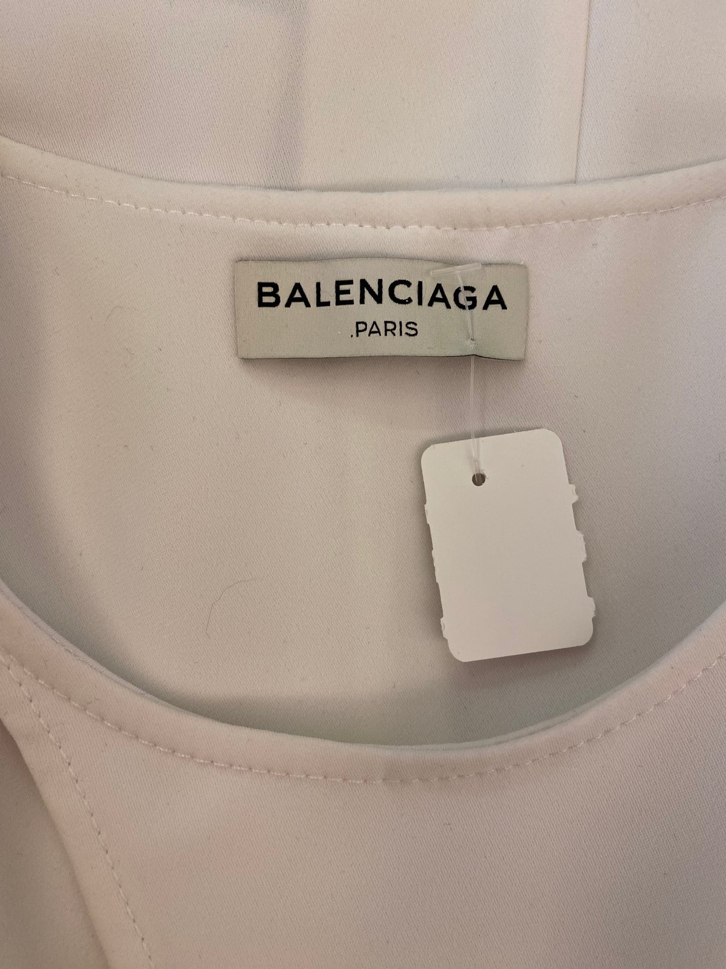 BALENCIAGA Wrap White Top Size It 40 Eu 36
