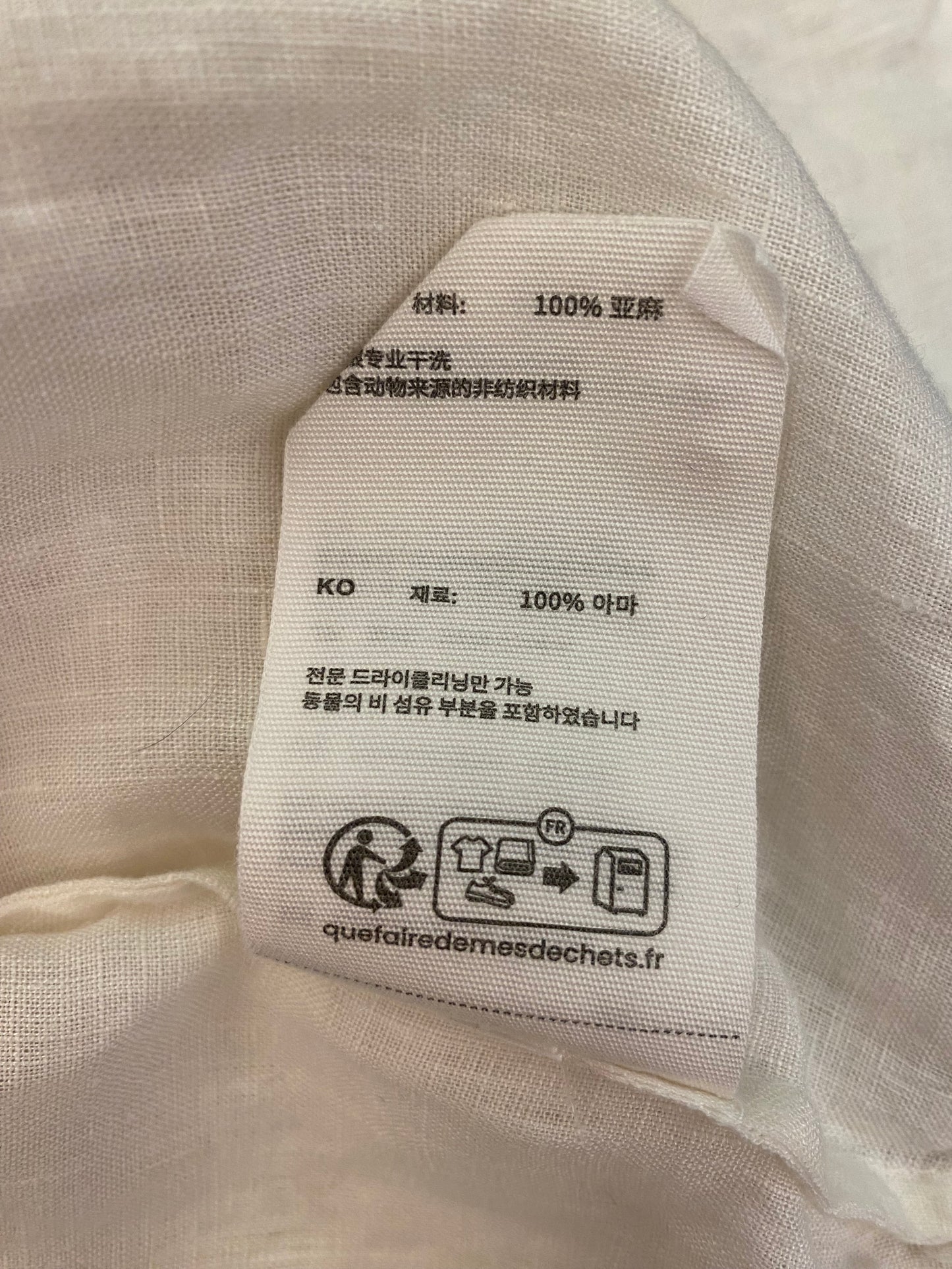 SKALL STUDIO Embroidered Linen Blouse Size 38