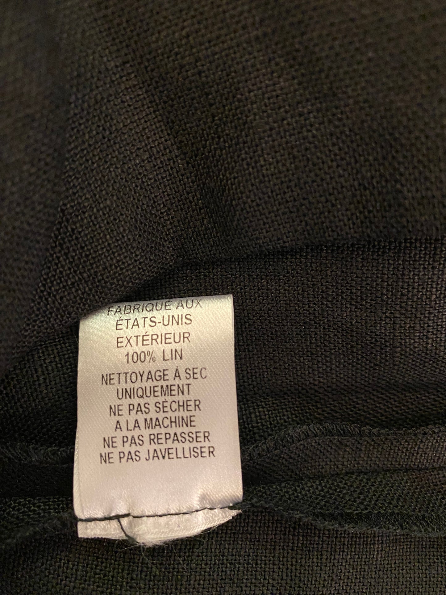 LISA MARIE FERNANDEZ Linen Black Dress Size 1/S