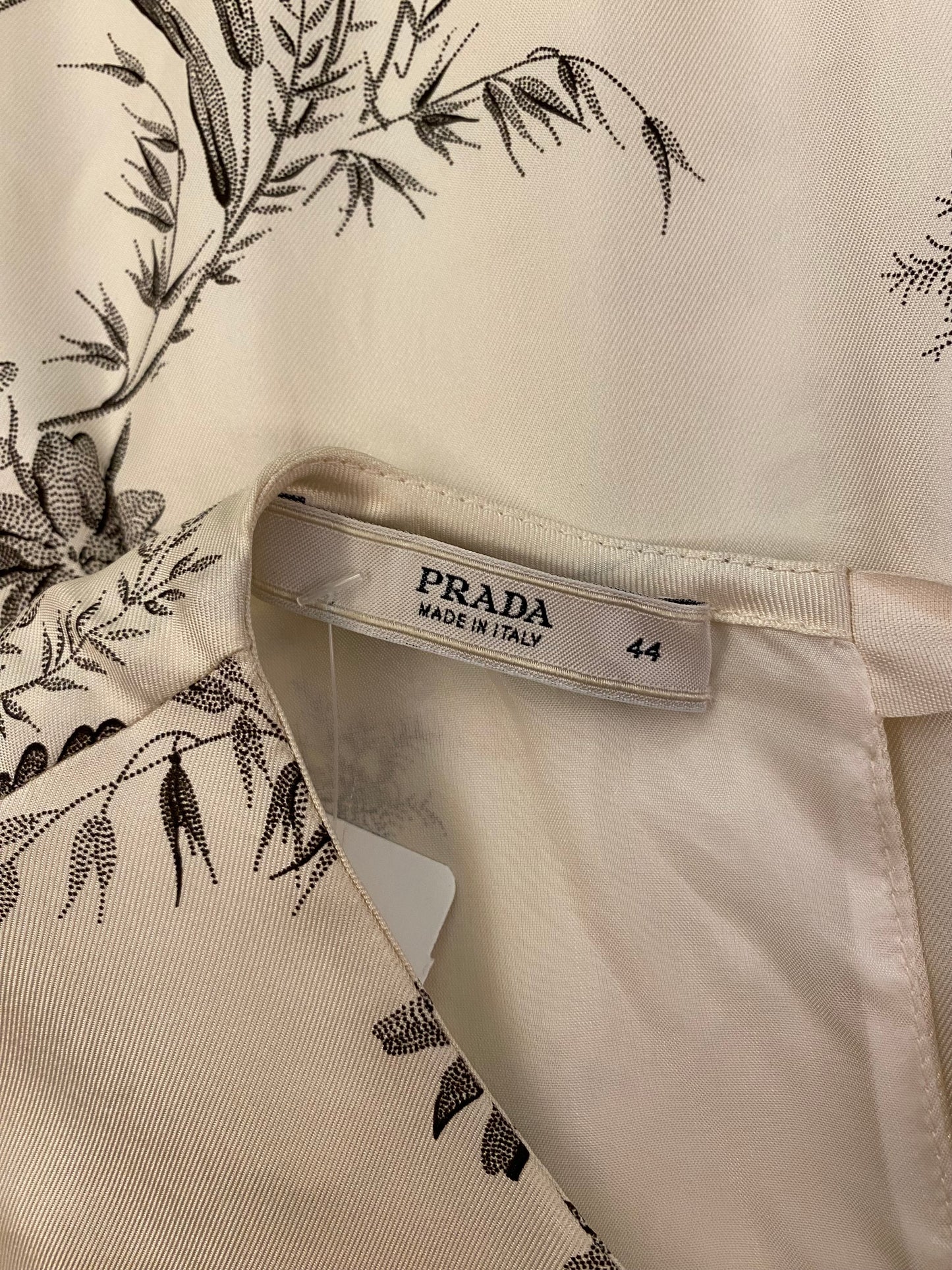 PRADA Silk Floral Dress Size It 44