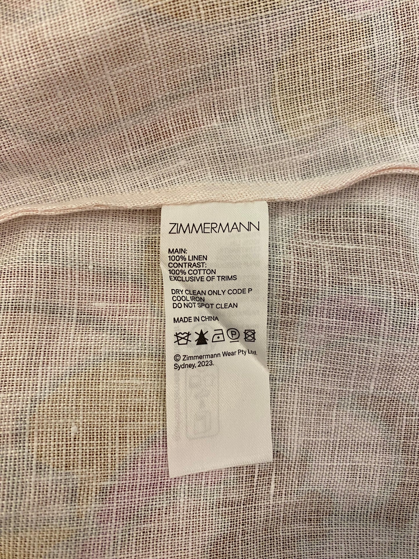 ZIMMERMANN Acadian Tunic Shorts Set Size 1