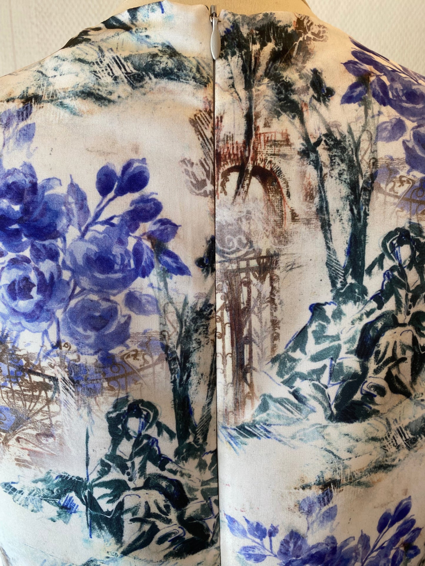 RED VALENTINO White Floral Dress Size It 46 Eu 40/42