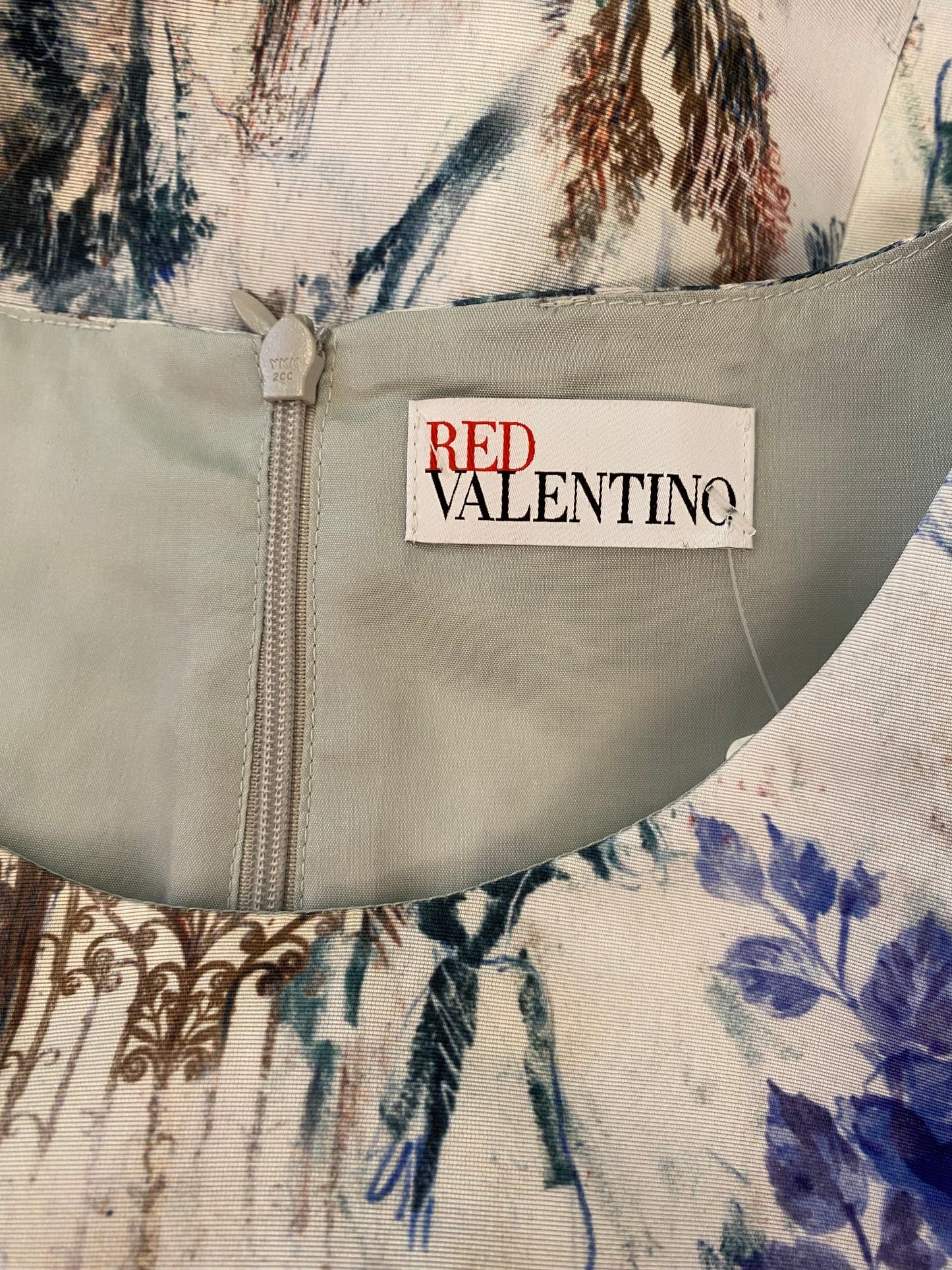 RED VALENTINO White Floral Dress Size It 46 Eu 40/42