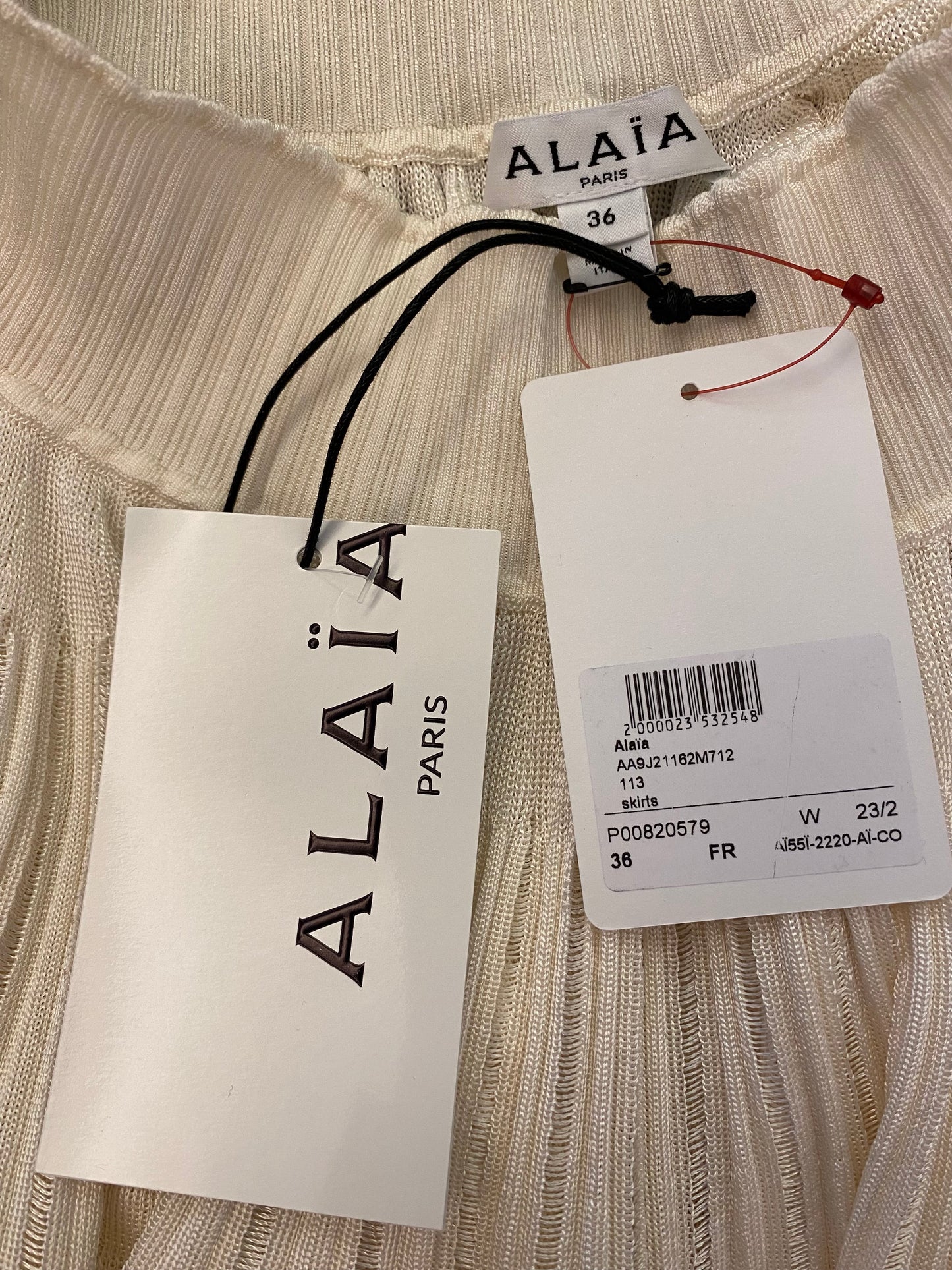ALAÏA Knited Crinoline Mini Skirt Size 36