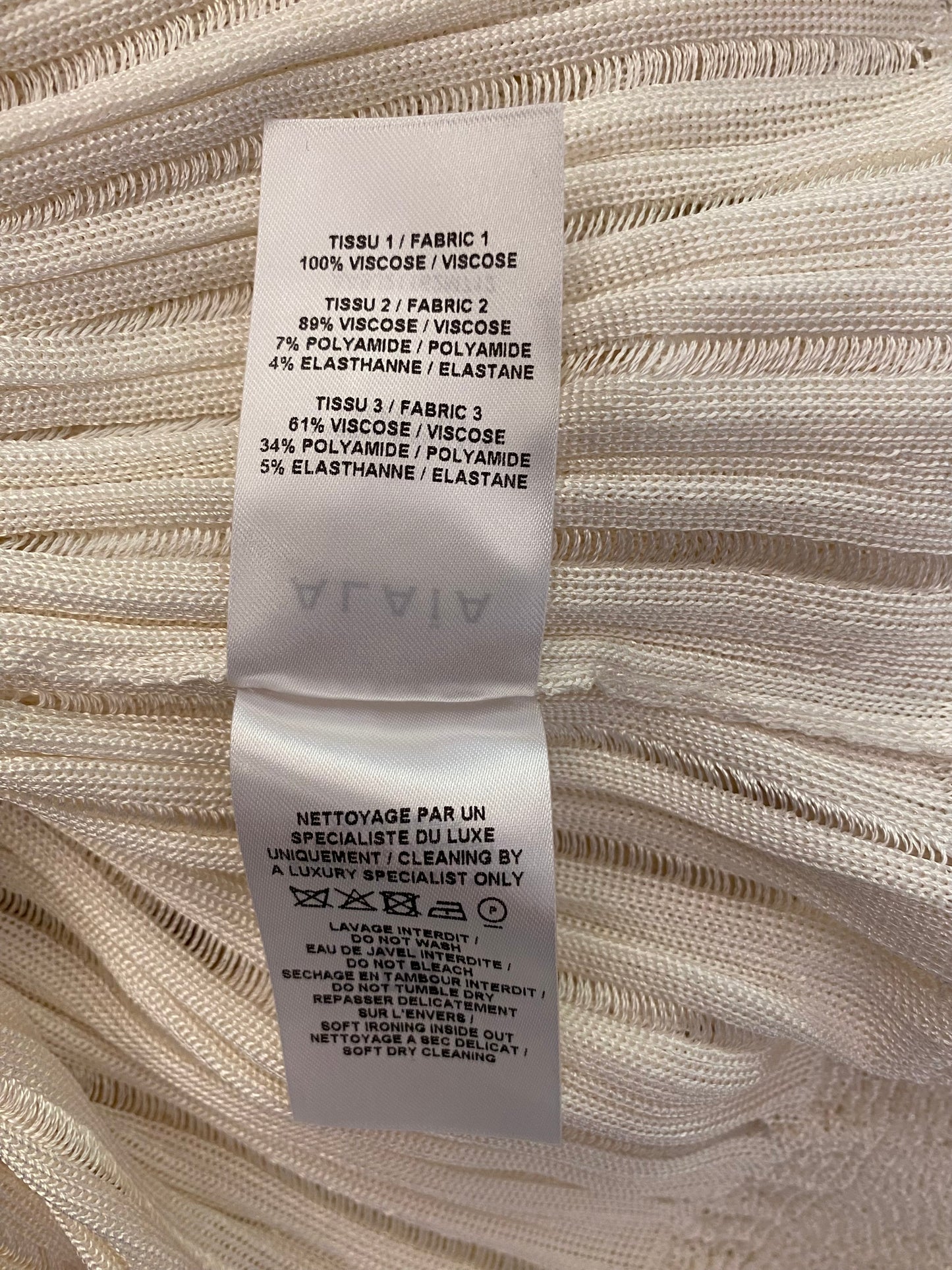 ALAÏA Knited Crinoline Mini Skirt Size 36