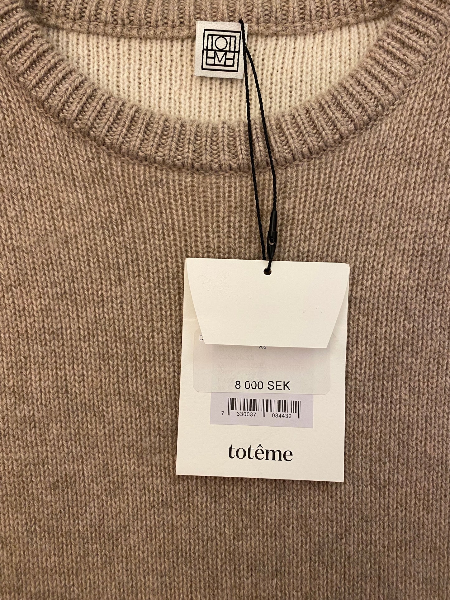TOTÊME Double-sides Cashmere Knit Sweater Size XS
