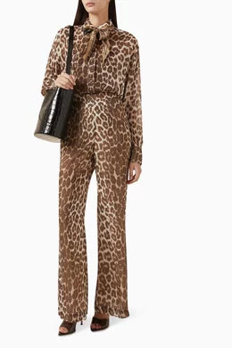 ZIMMERMANN Leopard-Print Shirt Size 1