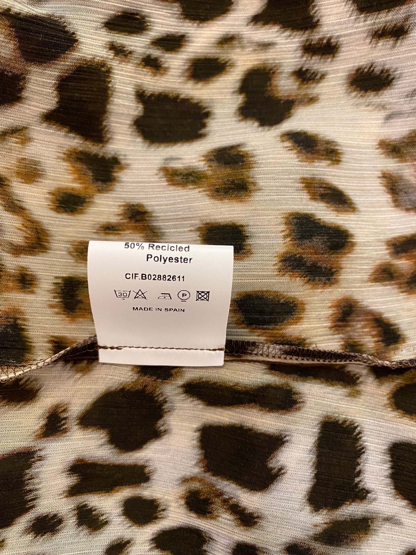 ALEX RIVIÈRE STUDIO Leopard-Print Shirt Size 36