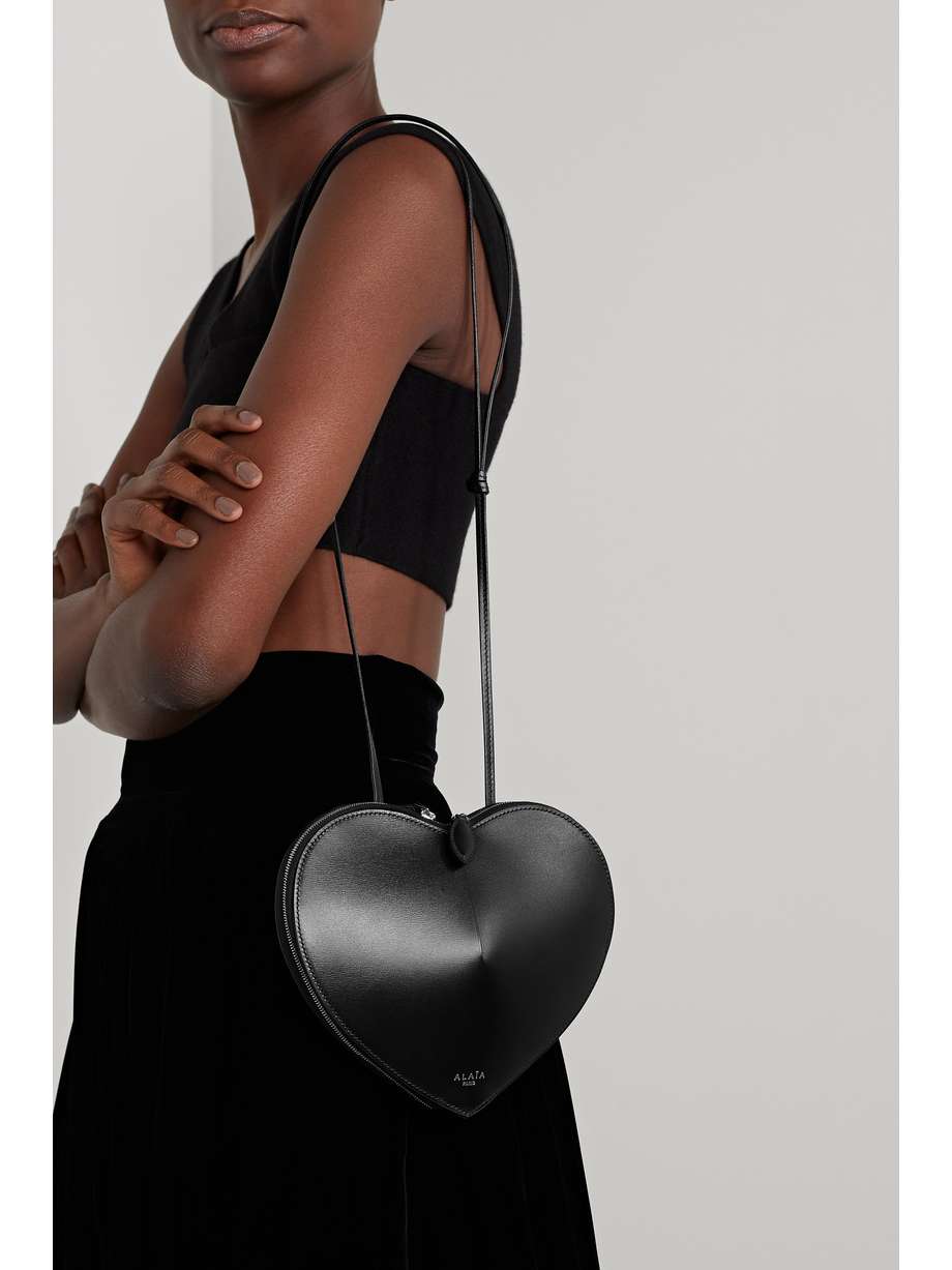 ALAÏA Le Coeur leather shoulder bag
