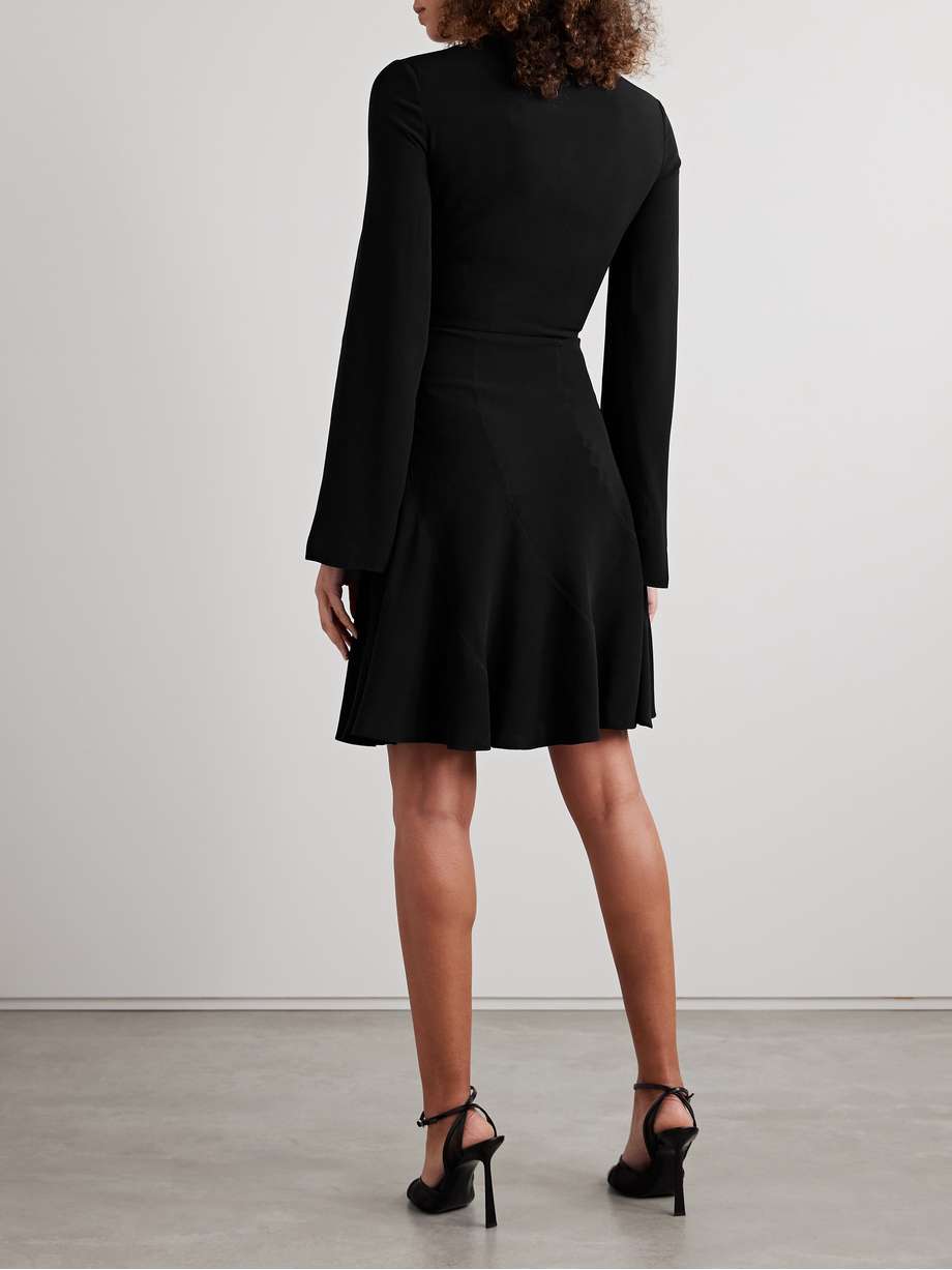 GIVENCHY Embellished Cutout Crepe Dress Size IT 40