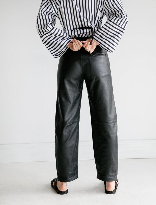 TOTÊME Novara Leather Trousers Size L
