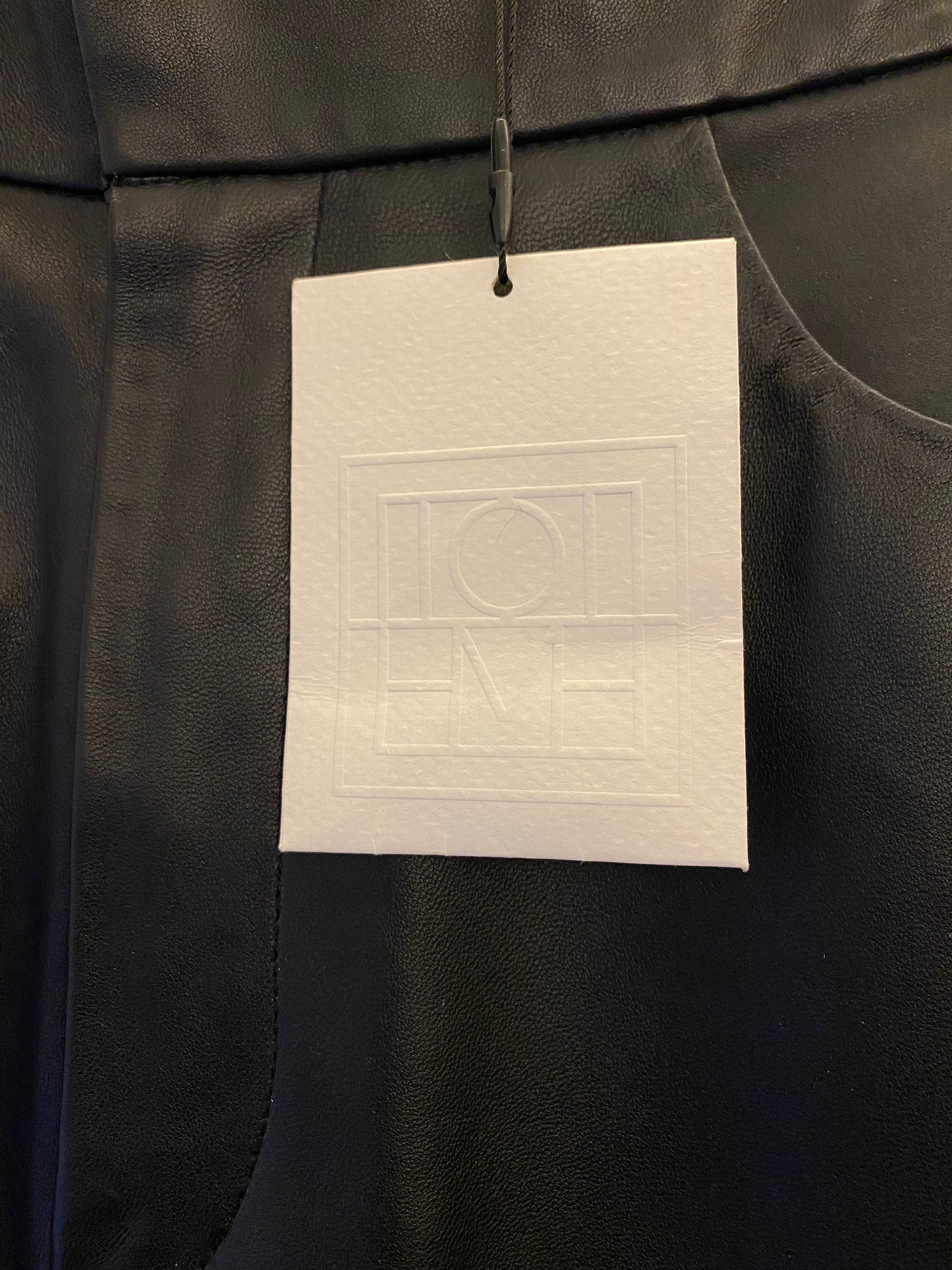 TOTÊME Novara Leather Trousers Size L
