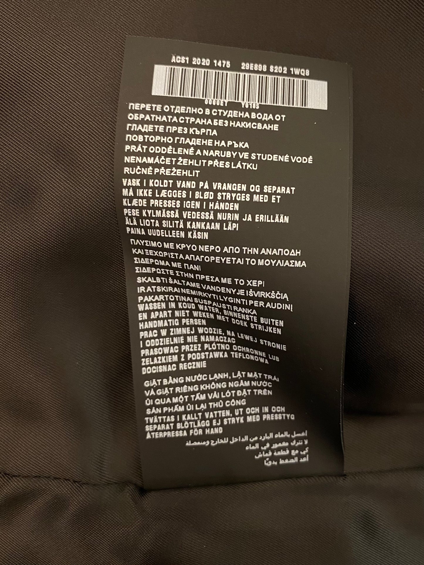 PRADA Re-Nylon Hooded Parka Coat Black Size 38