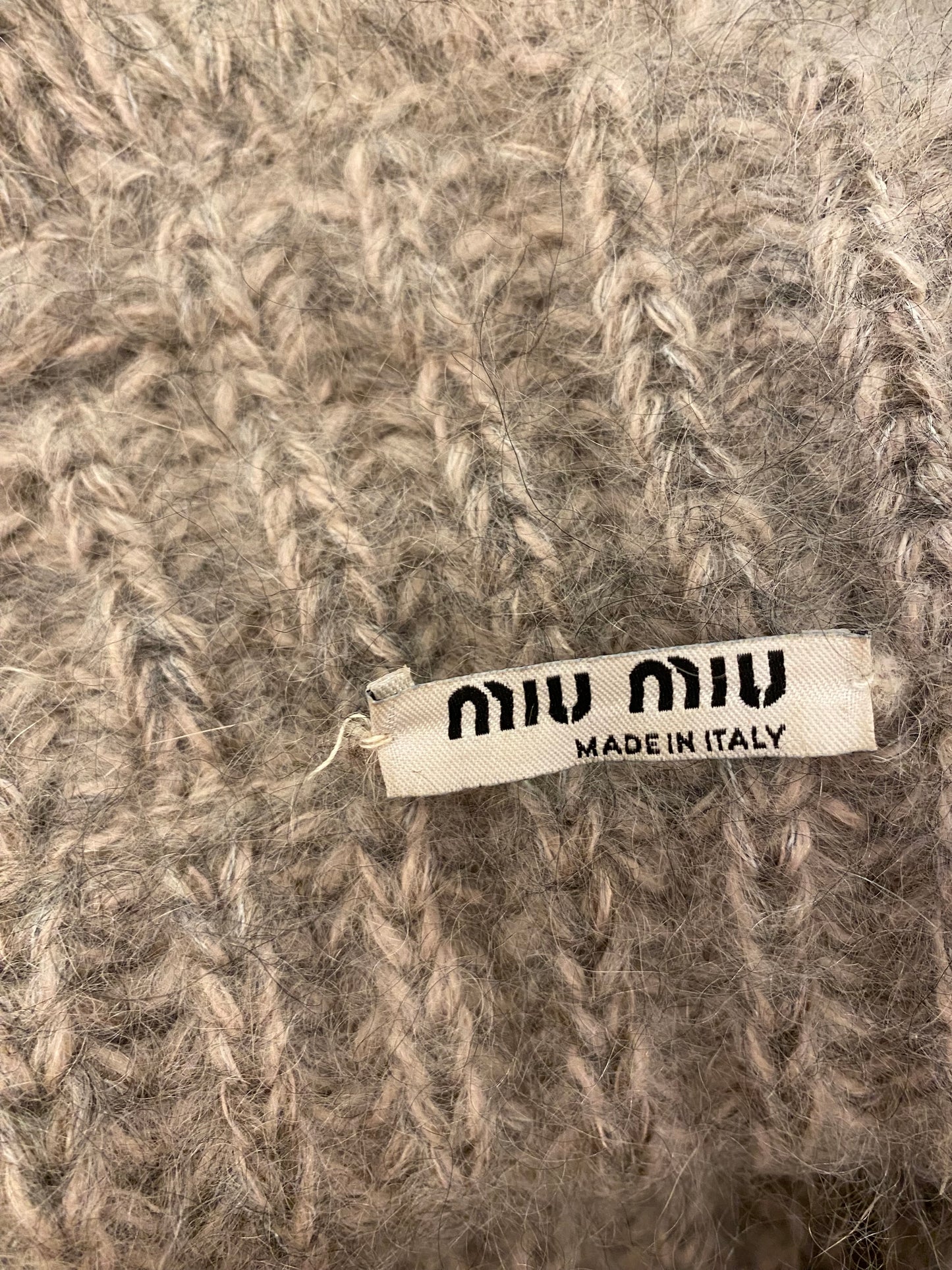 MIU MIU Wool Cardigan Size It 40 Eu 36