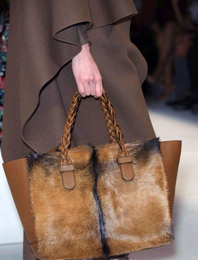 VALENTINO GARAVANI Deer Fur Tote Bag