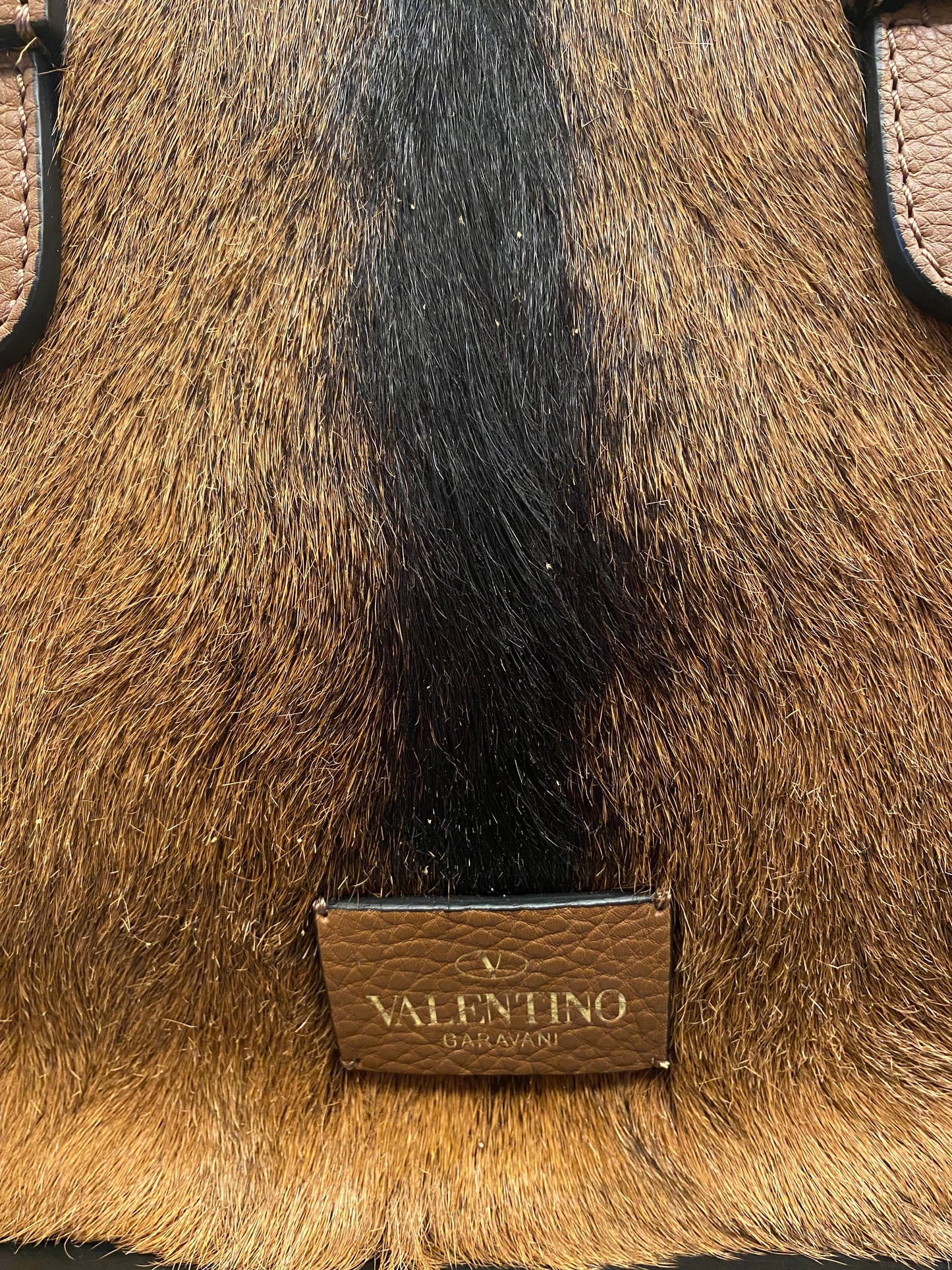 VALENTINO GARAVANI Deer Fur Tote Bag