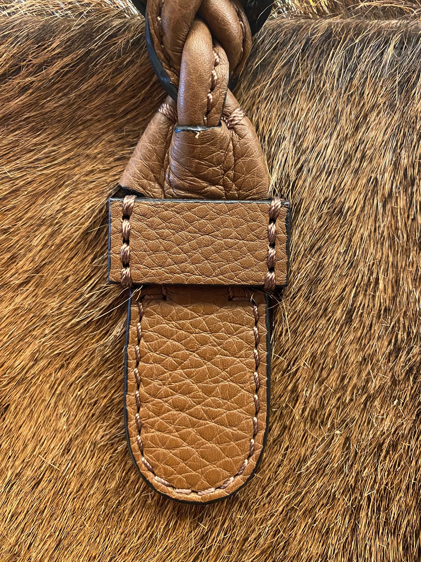 VALENTINO GARAVANI Deer Fur Tote Bag