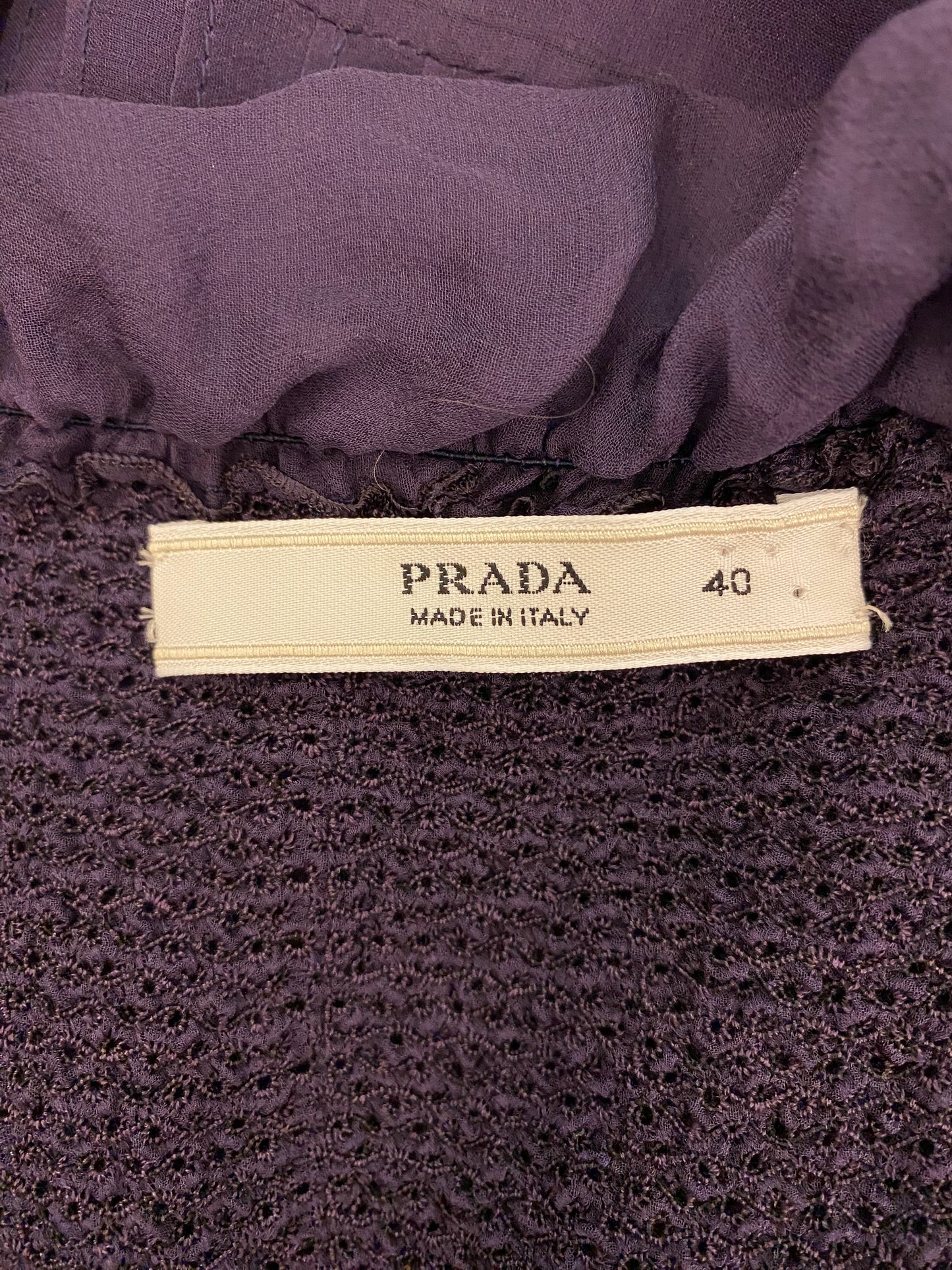PRADA Silk Dress Size It 40 Eu 36