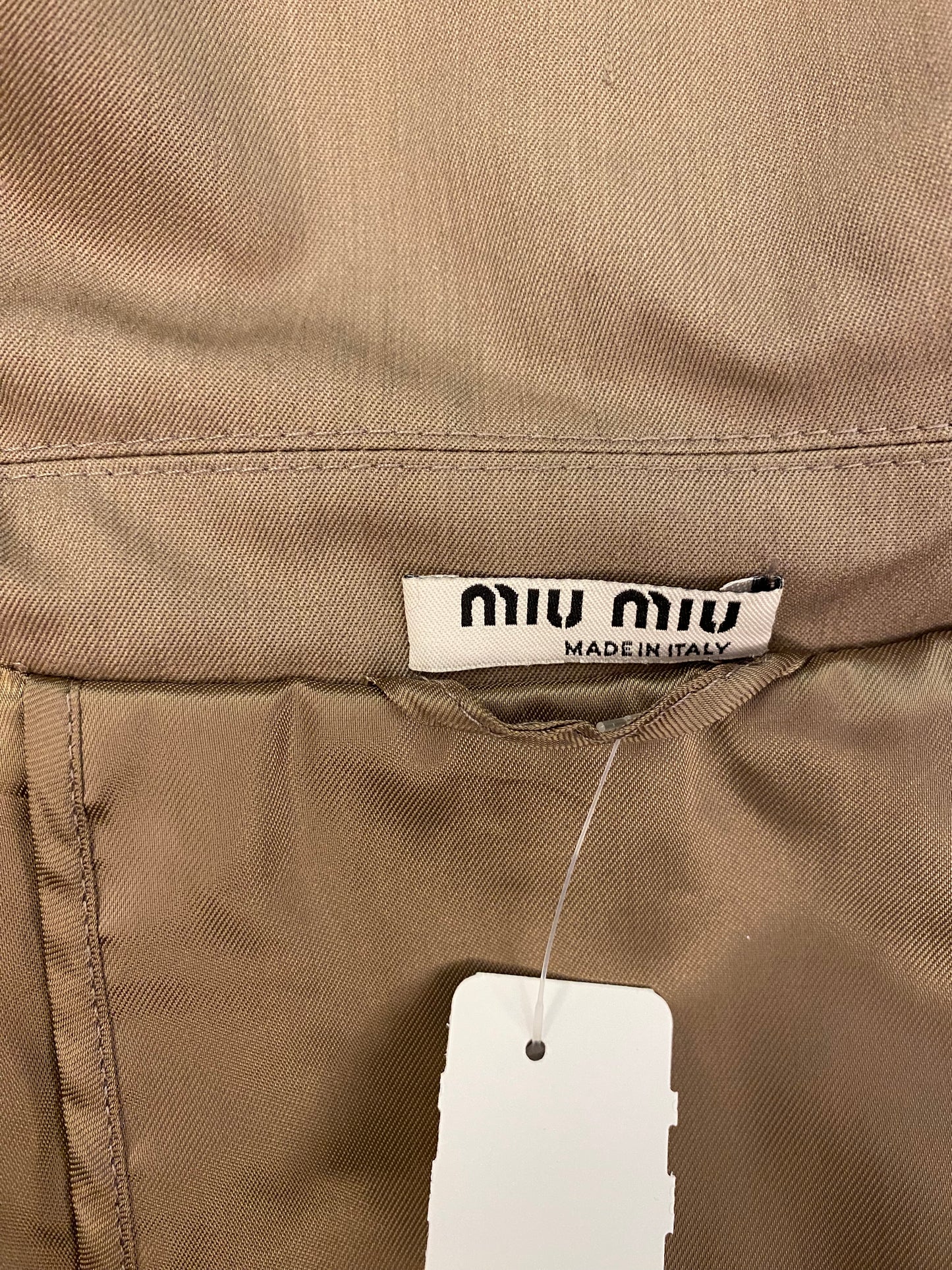MIU MIU Wool Jacket Size It 40 Eu 36