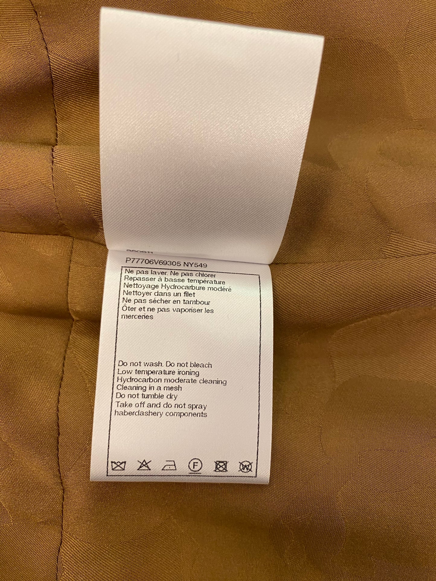 CHANEL Tweed Beige Skirt Size Fr 38