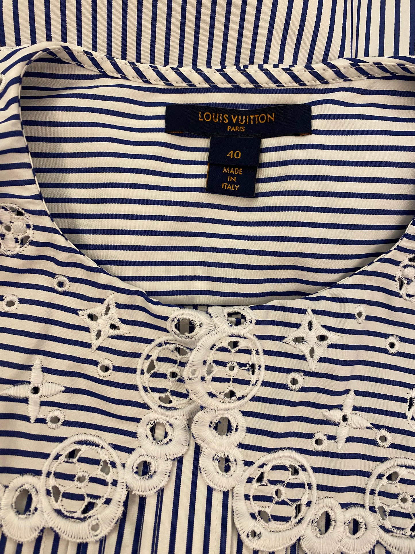 LOUIS VUITTON Cotton Blouse Size Fr 40