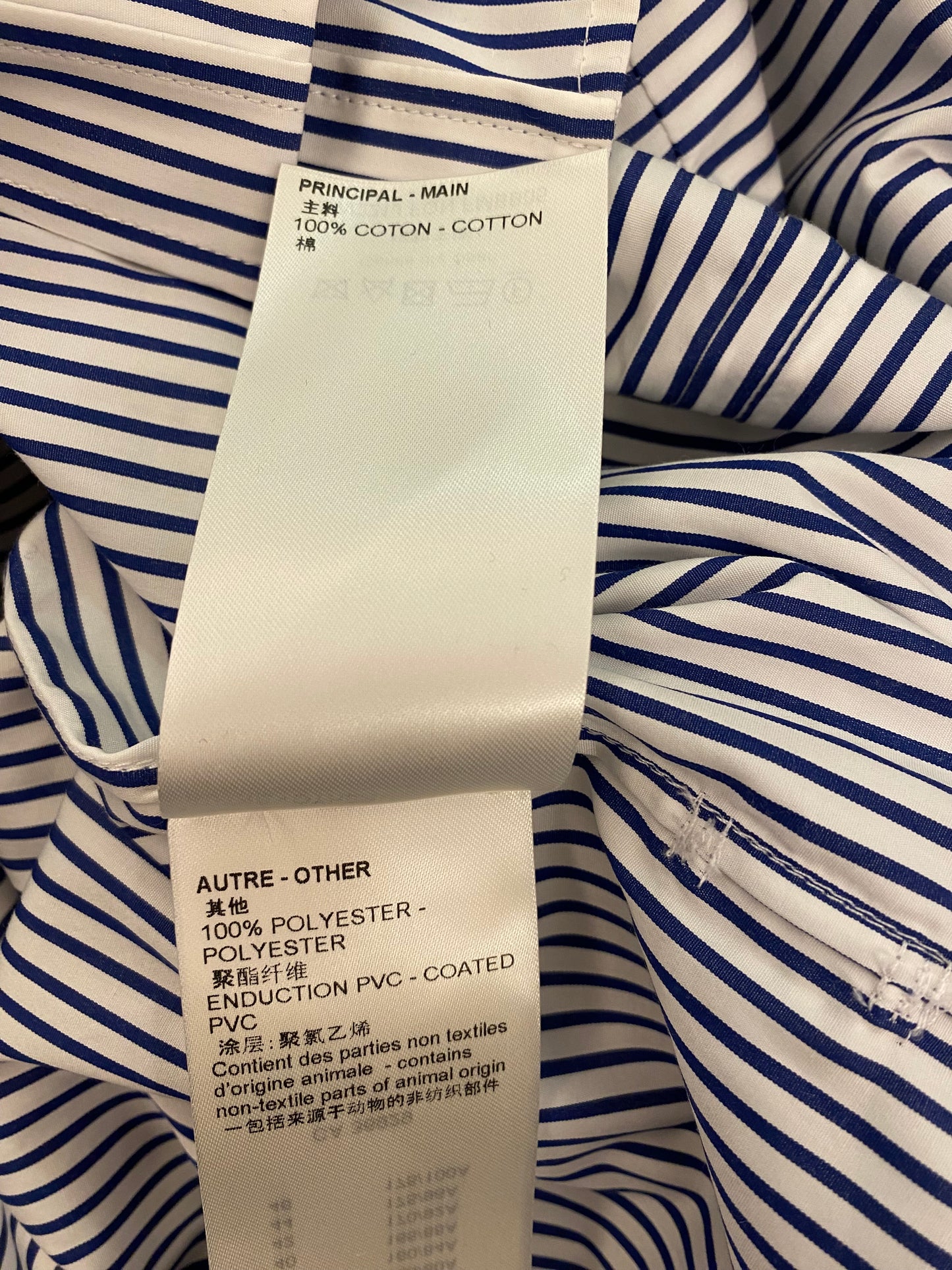 LOUIS VUITTON Cotton Blouse Size Fr 40