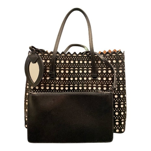 ALAÏA Mina 32 Tote Bag Black