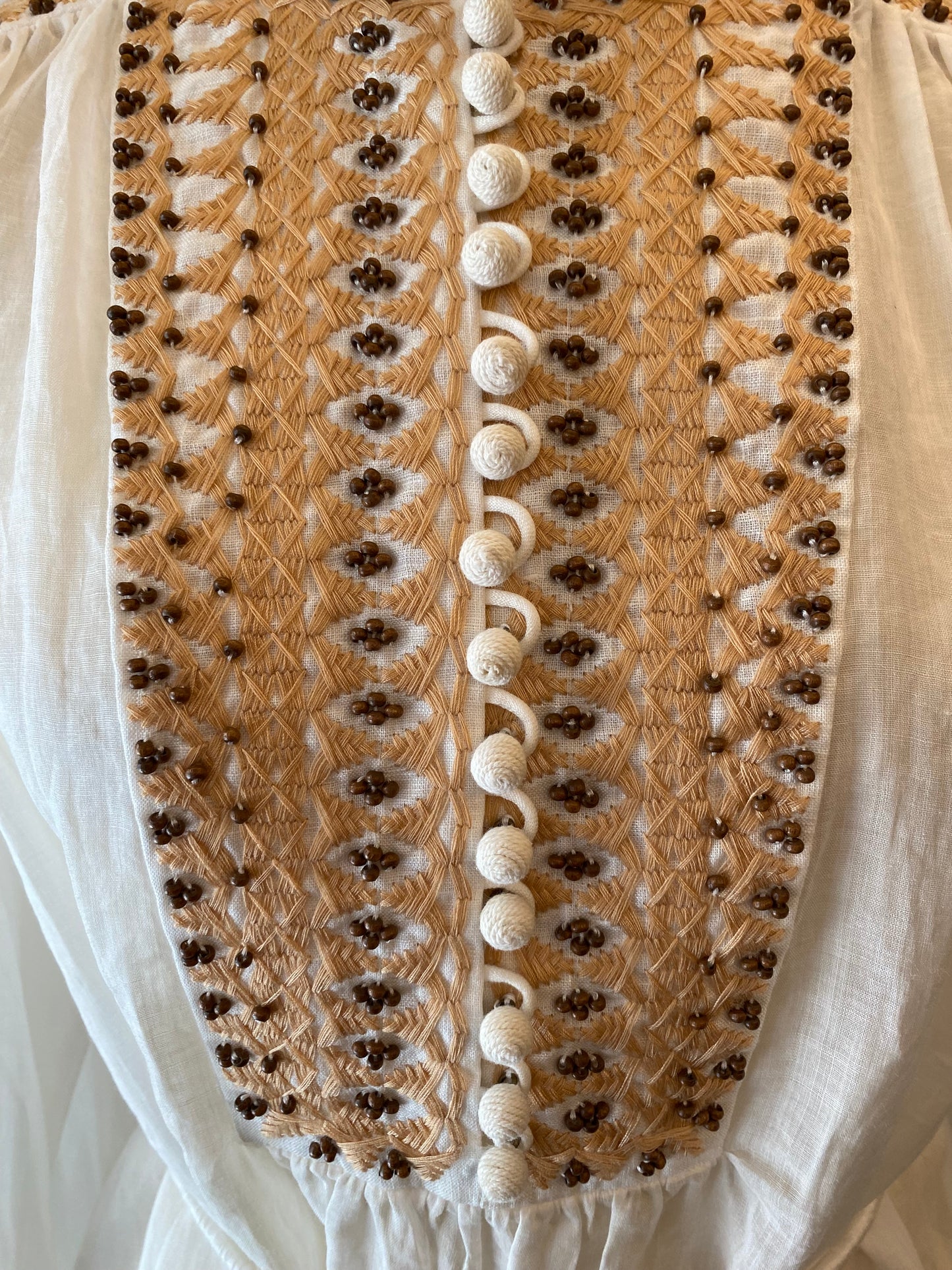 ZIMMERMANN Blouse in White Linen Size 0/S