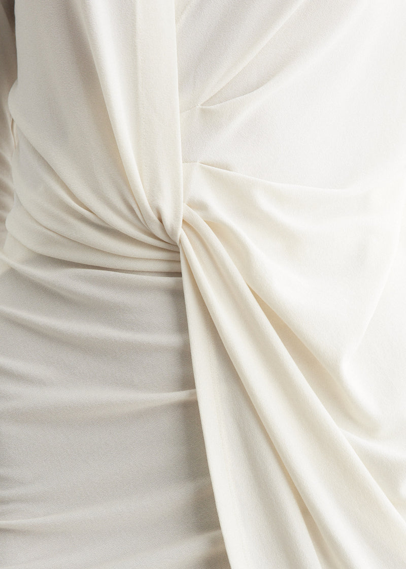 JACQUEMUS Jersey Off-White Dress Size S
