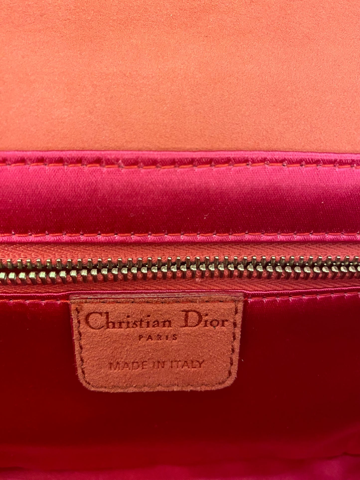 DIOR Saddle Clutch Bag Exotic Leather