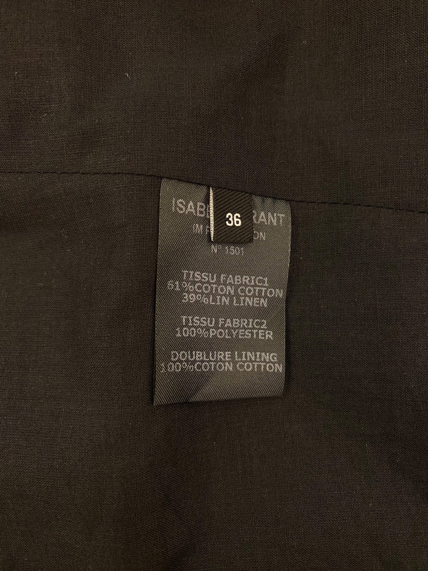ISABEL MARANT Black Jacket Size 36