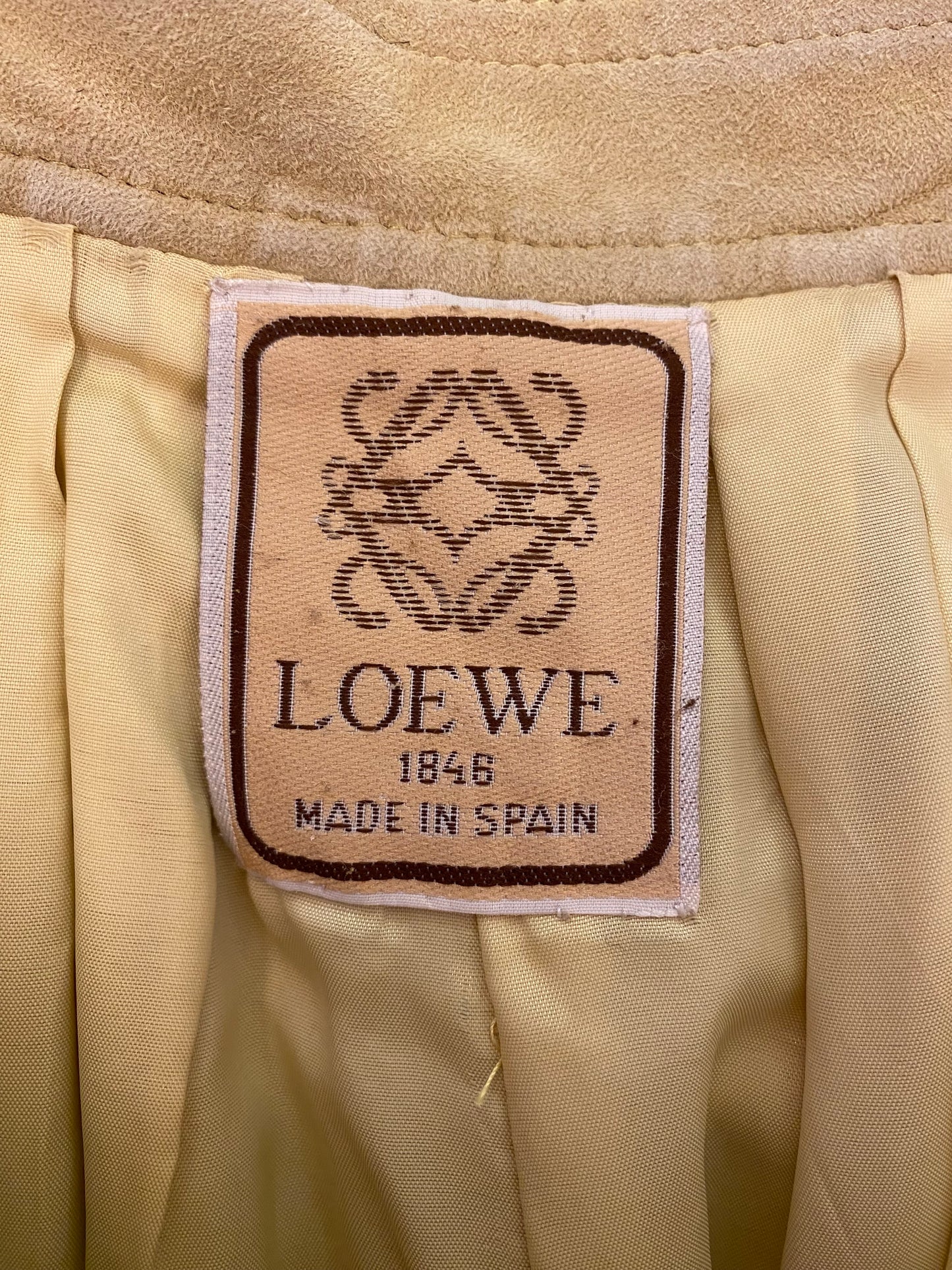 LOEWE Suede Leather Culottes Size S